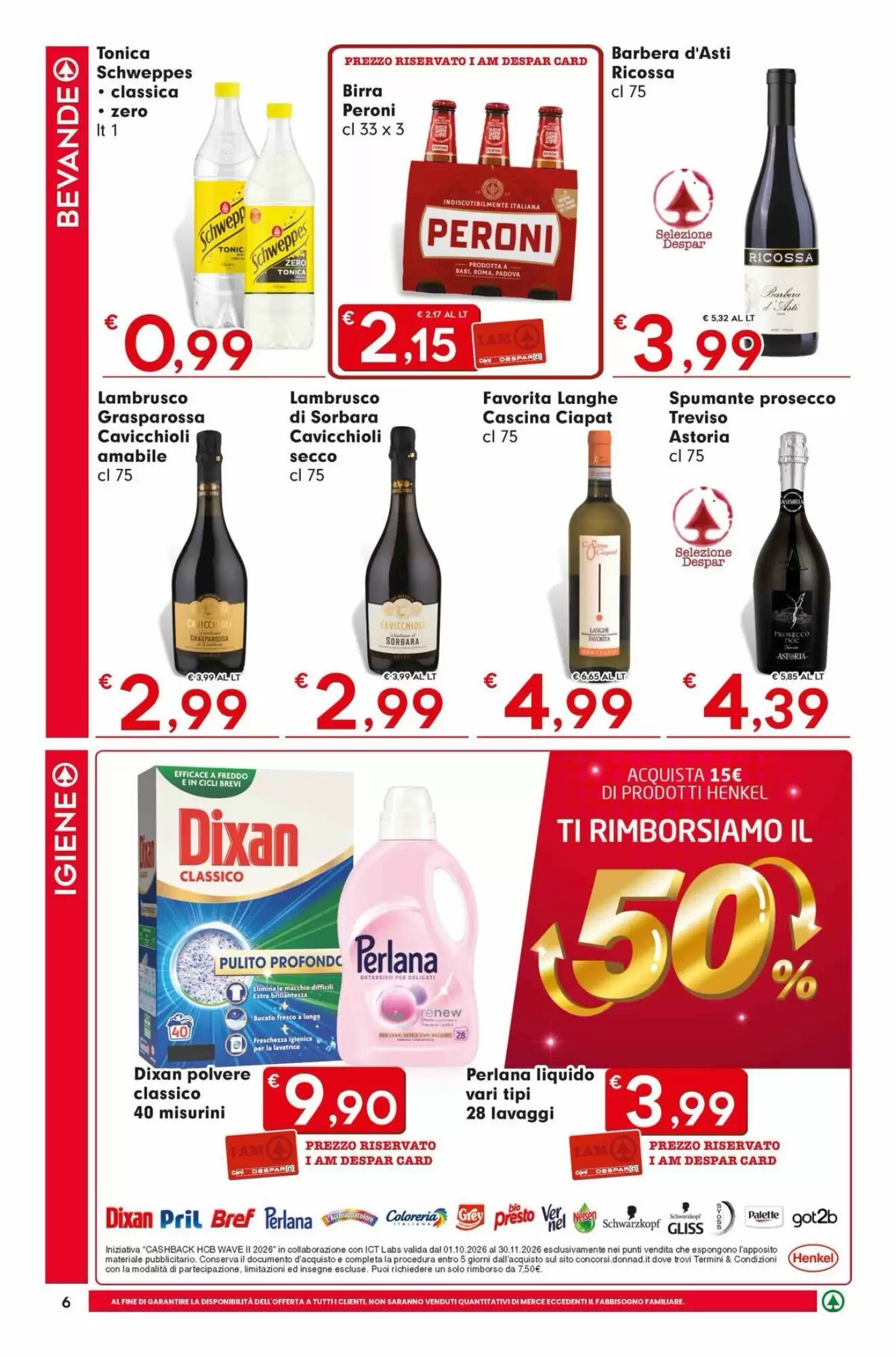 Volantino promozionale Despar  valide dal 08/10/2026 - Pagina 6.