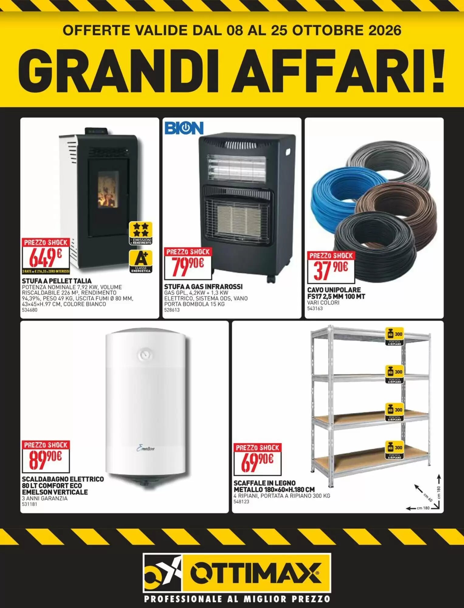 Volantino promozionale Ottimax  valide dal 08/10/2026 - Pagina 1.