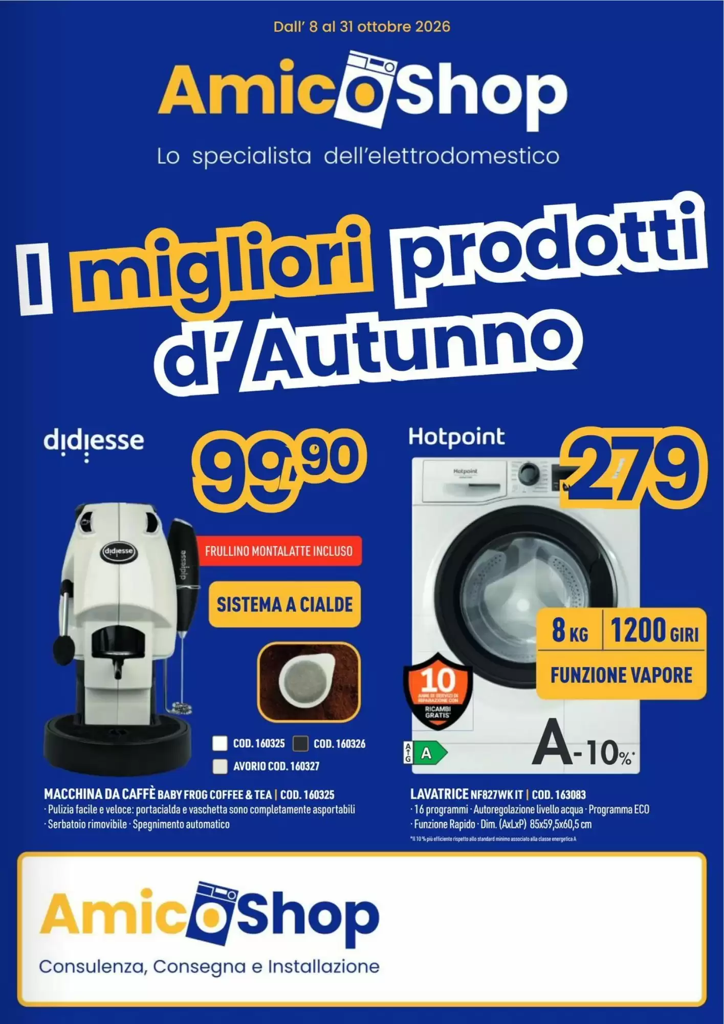 Volantino promozionale AmiCo Shop valide dal 08/10/2026 - Pagina 1.