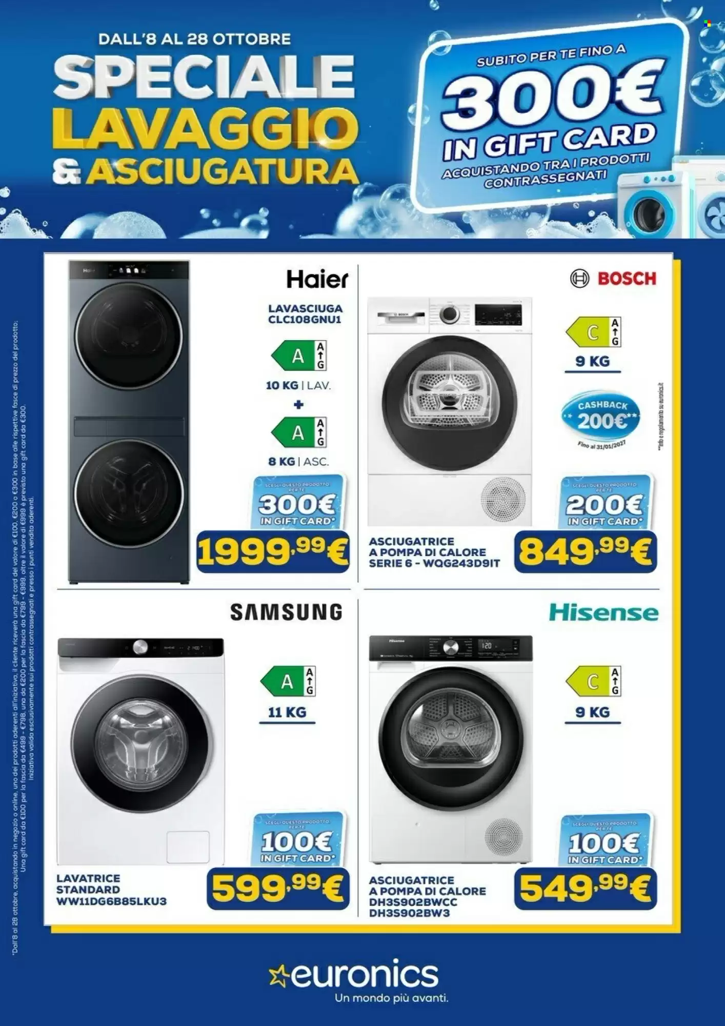 Volantino promozionale Euronics  valide dal 08/10/2026 - Pagina 1.