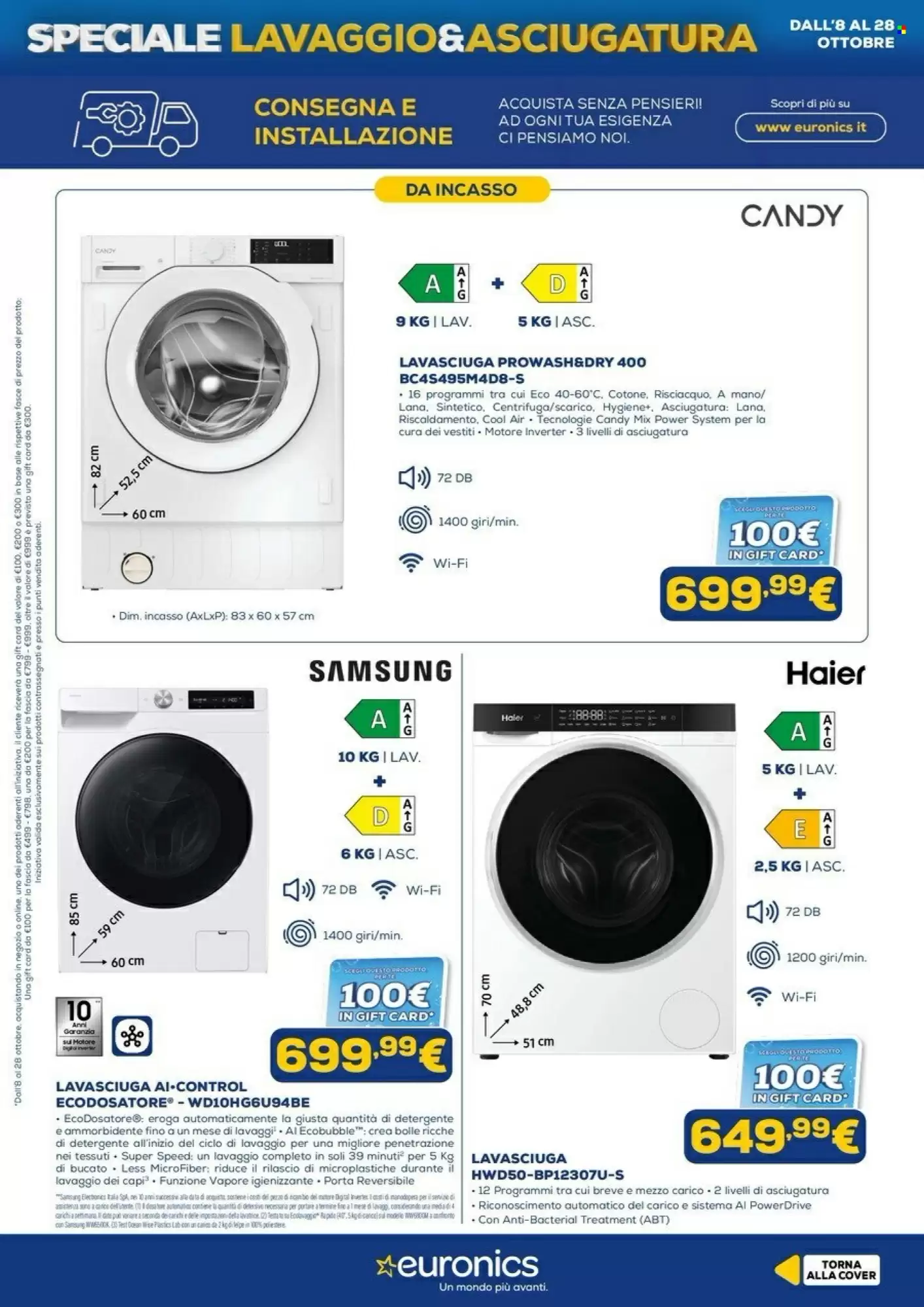 Volantino promozionale Euronics  valide dal 08/10/2026 - Pagina 12.