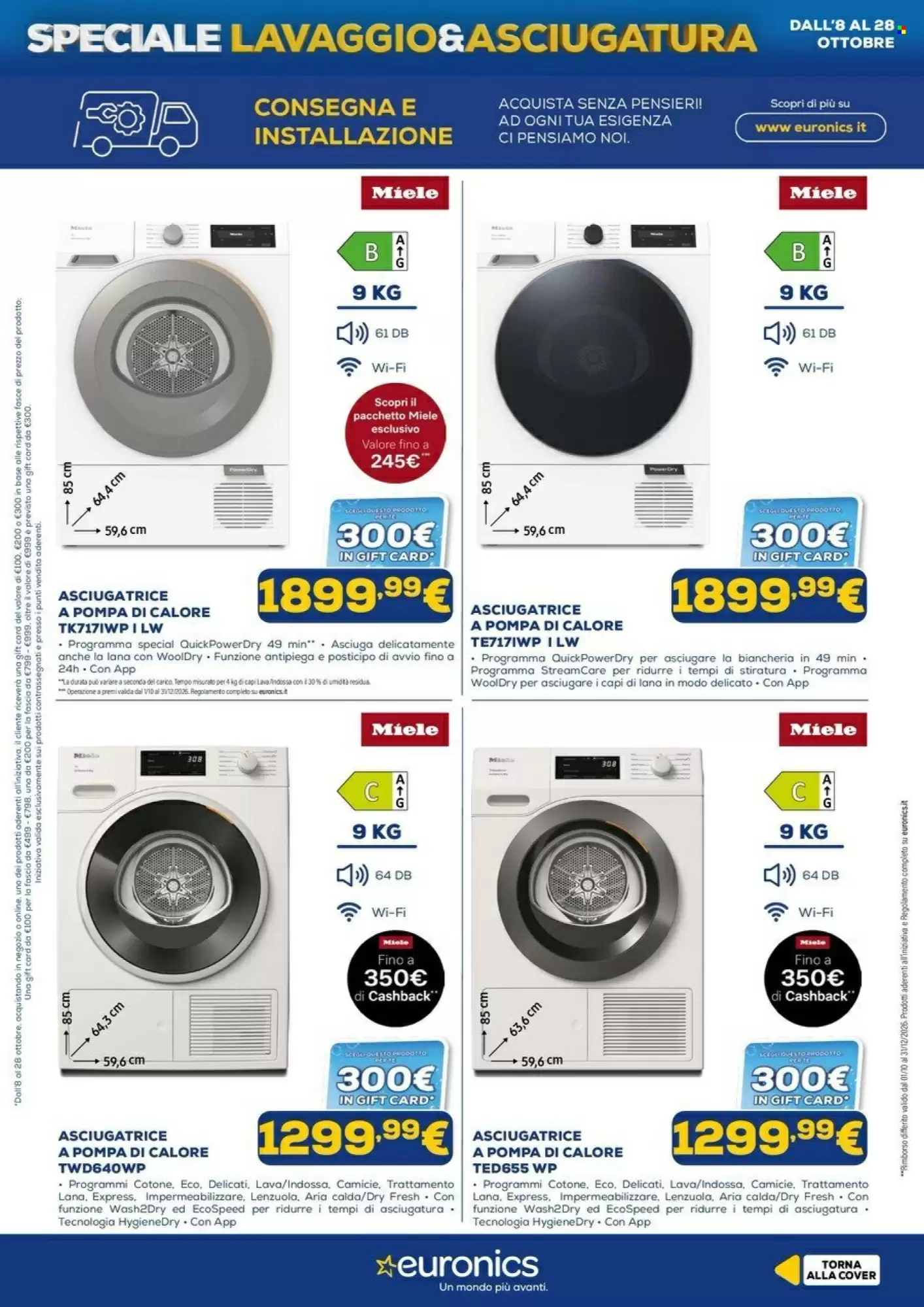 Volantino promozionale Euronics  valide dal 08/10/2026 - Pagina 8.