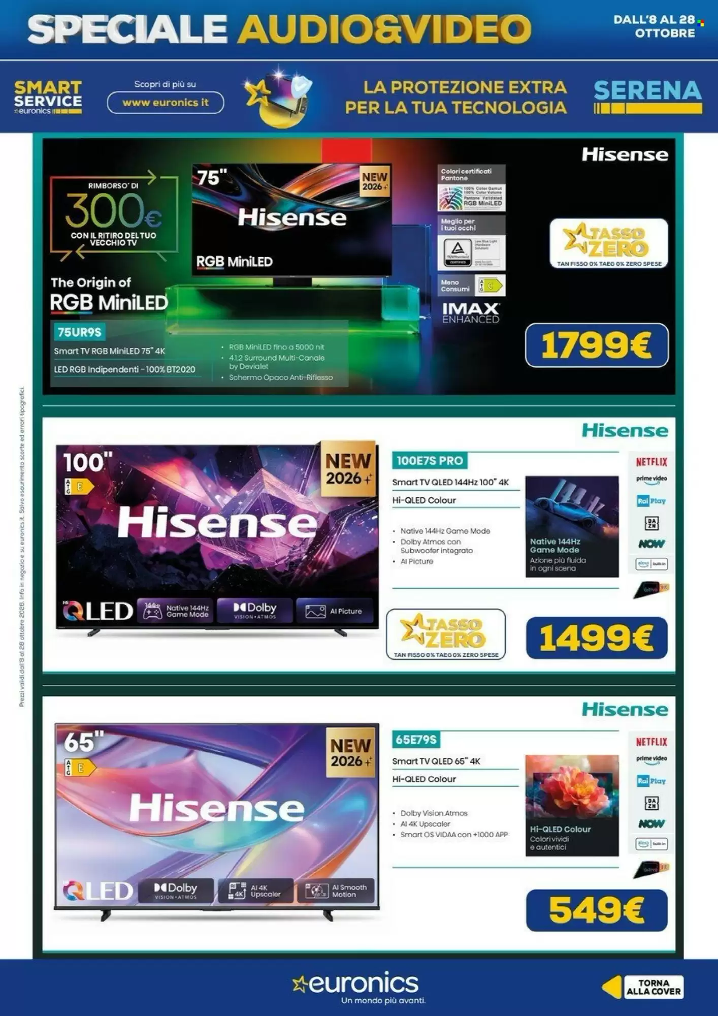 Volantino promozionale Euronics  valide dal 08/10/2026 - Pagina 11.