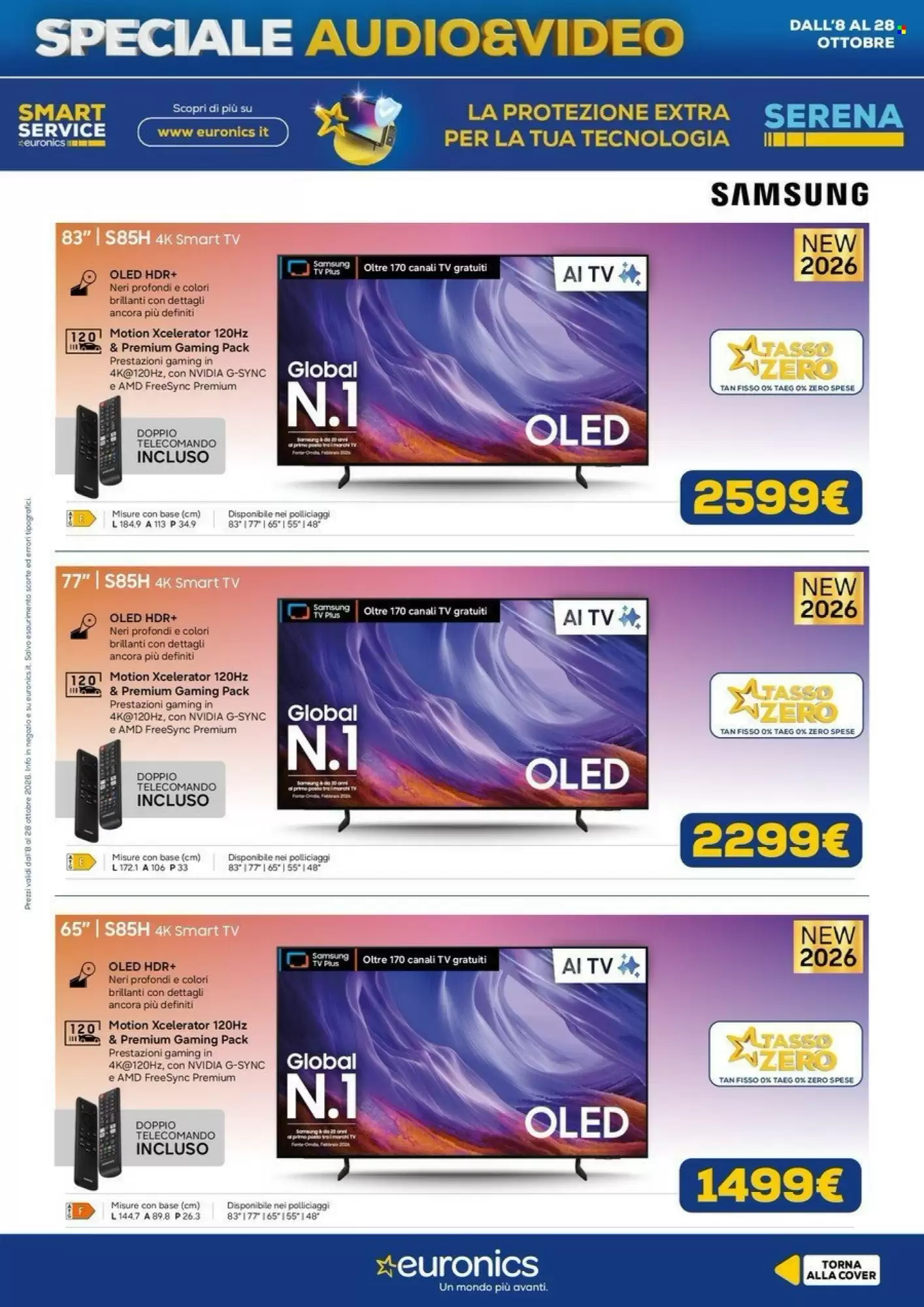 Volantino promozionale Euronics  valide dal 08/10/2026 - Pagina 7.