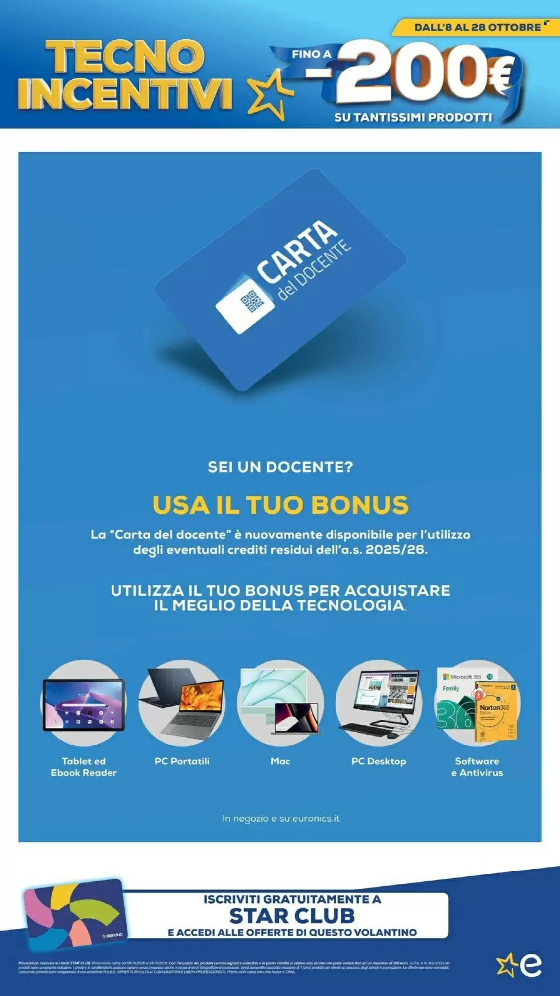 Volantino promozionale Euronics Tufano  valide dal 08/10/2026 - Pagina 13.