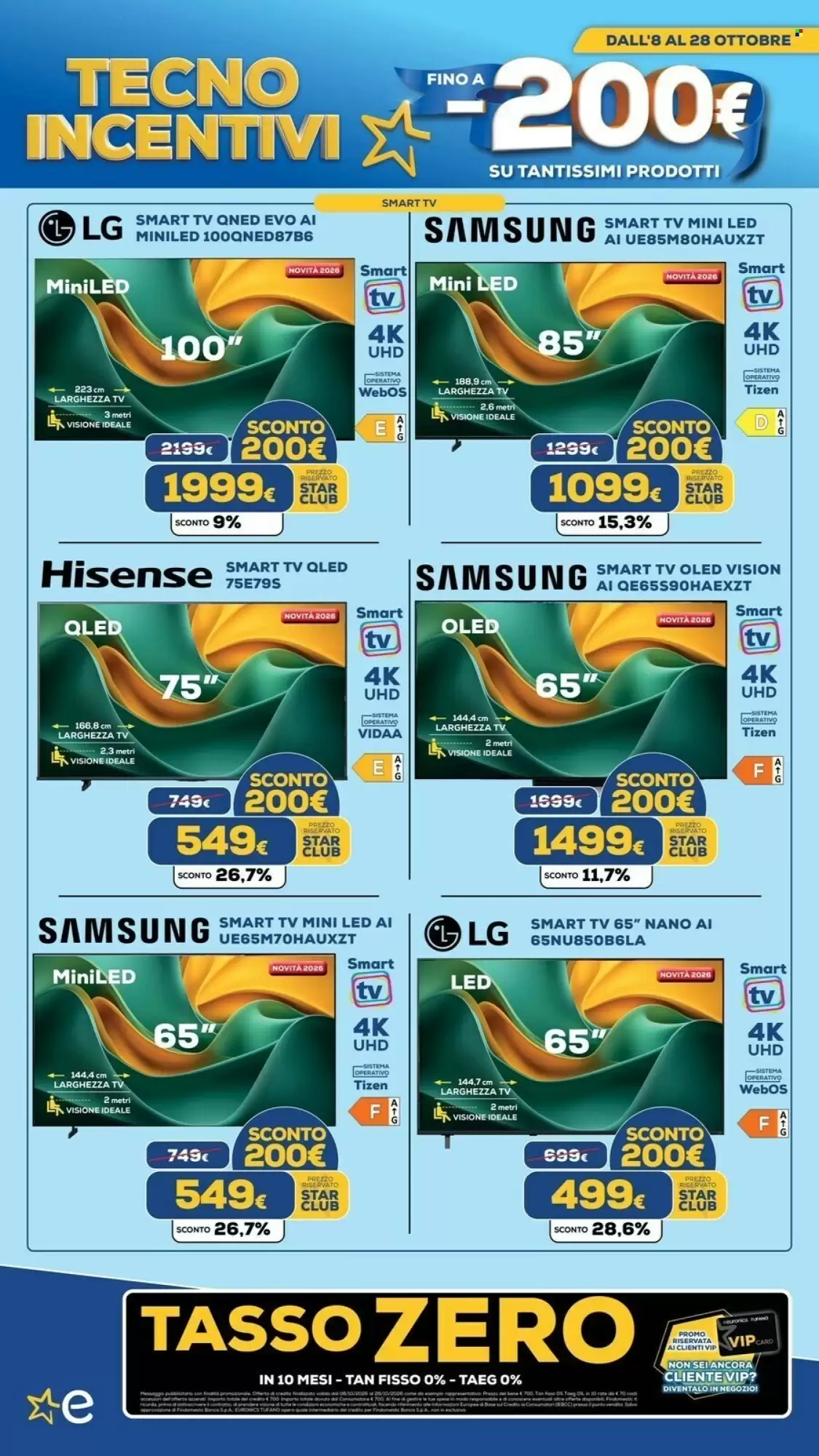 Volantino promozionale Euronics Tufano  valide dal 08/10/2026 - Pagina 14.