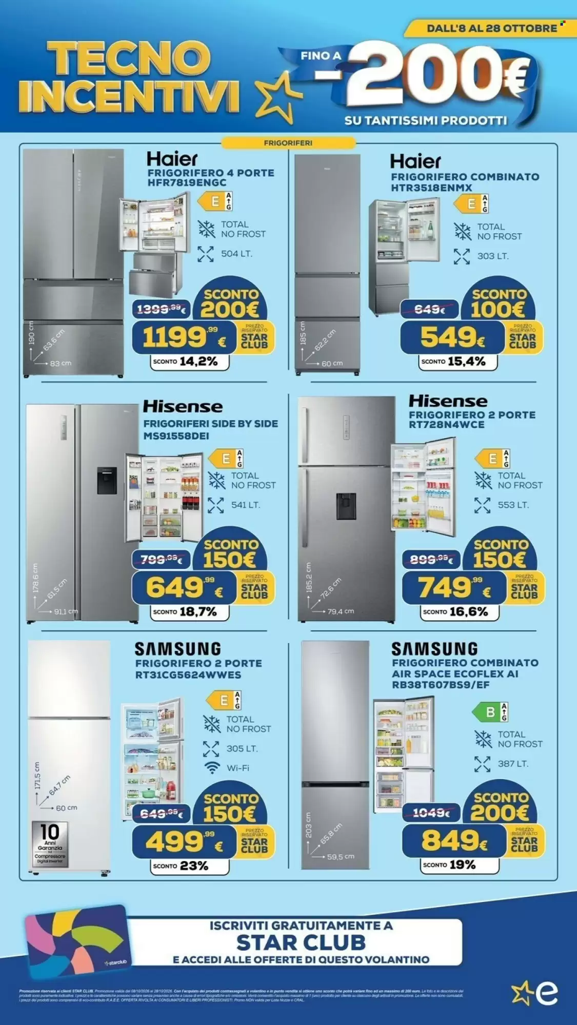 Volantino promozionale Euronics Tufano  valide dal 08/10/2026 - Pagina 21.