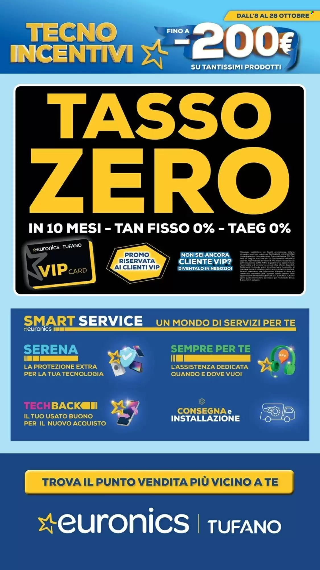 Volantino promozionale Euronics Tufano  valide dal 08/10/2026 - Pagina 30.