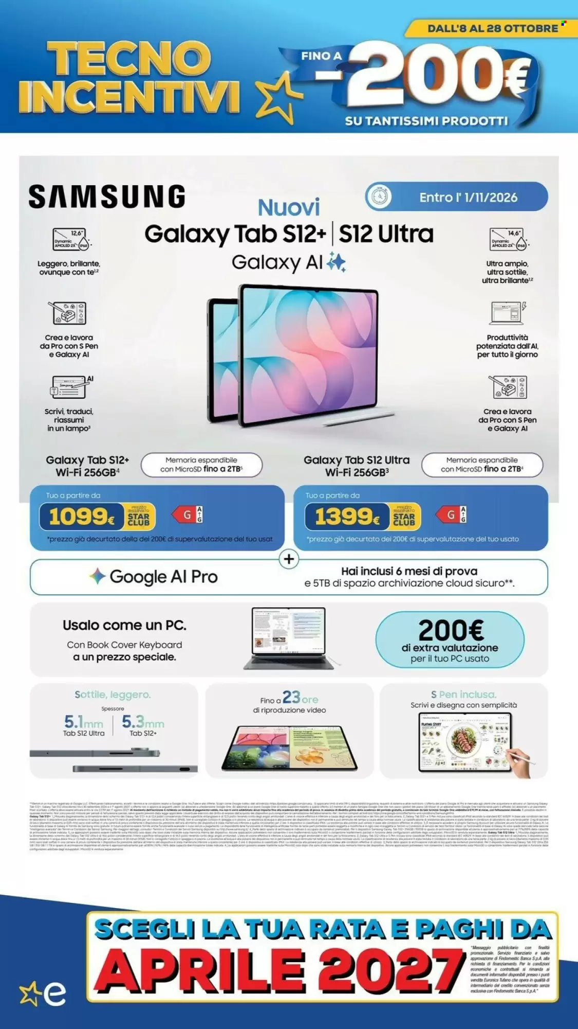 Volantino promozionale Euronics Tufano  valide dal 08/10/2026 - Pagina 6.