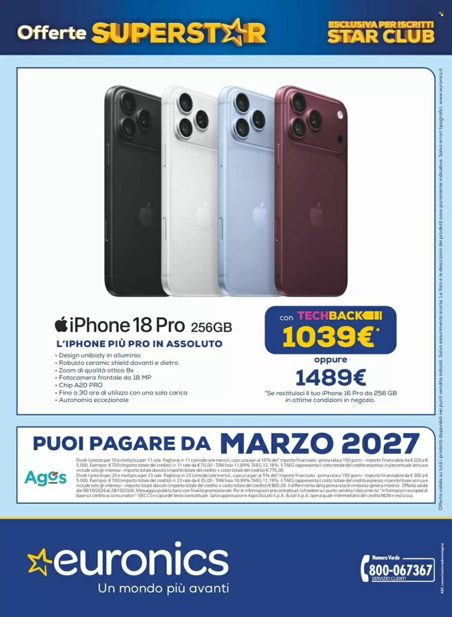 Volantino promozionale Euronics  valide dal 08/10/2026 - Pagina 30.