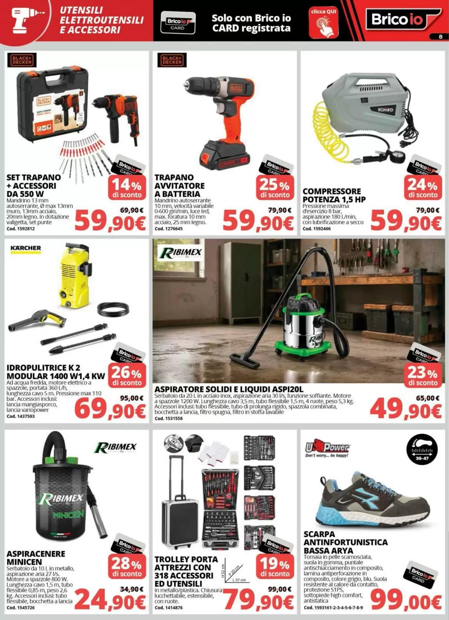 Volantino promozionale Brico Io  valide dal 08/10/2026 - Pagina 8.