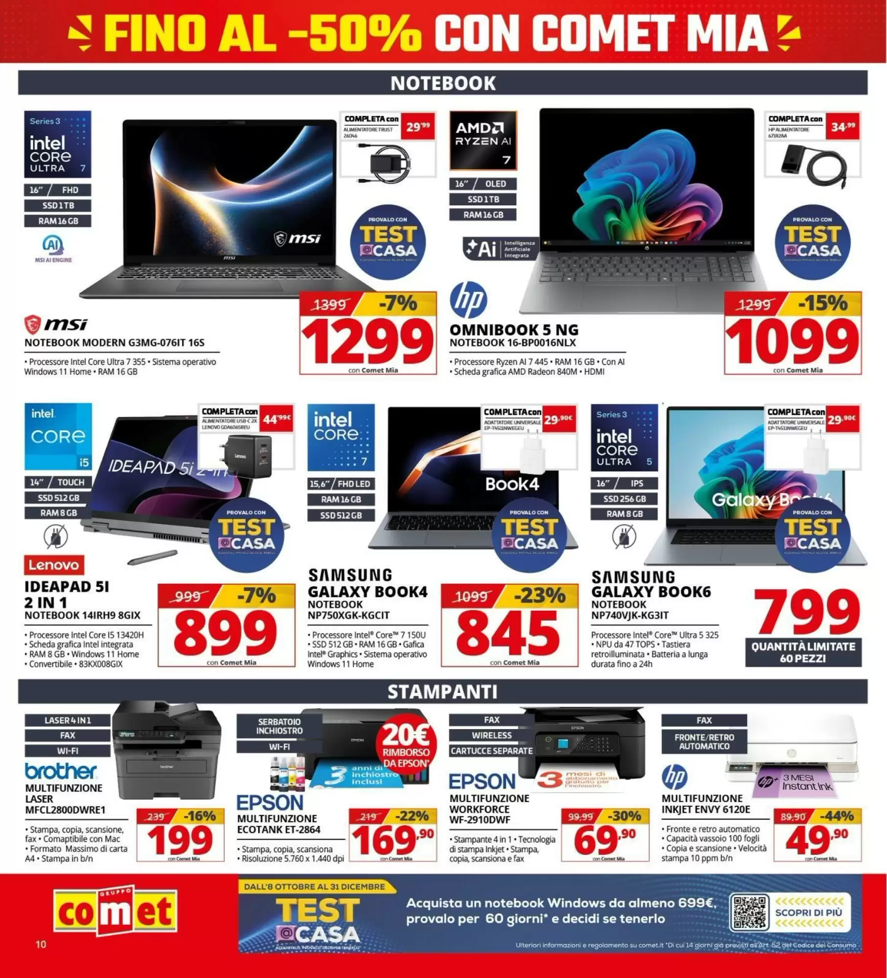 Volantino promozionale Comet  valide dal 08/10/2026 - Pagina 10.