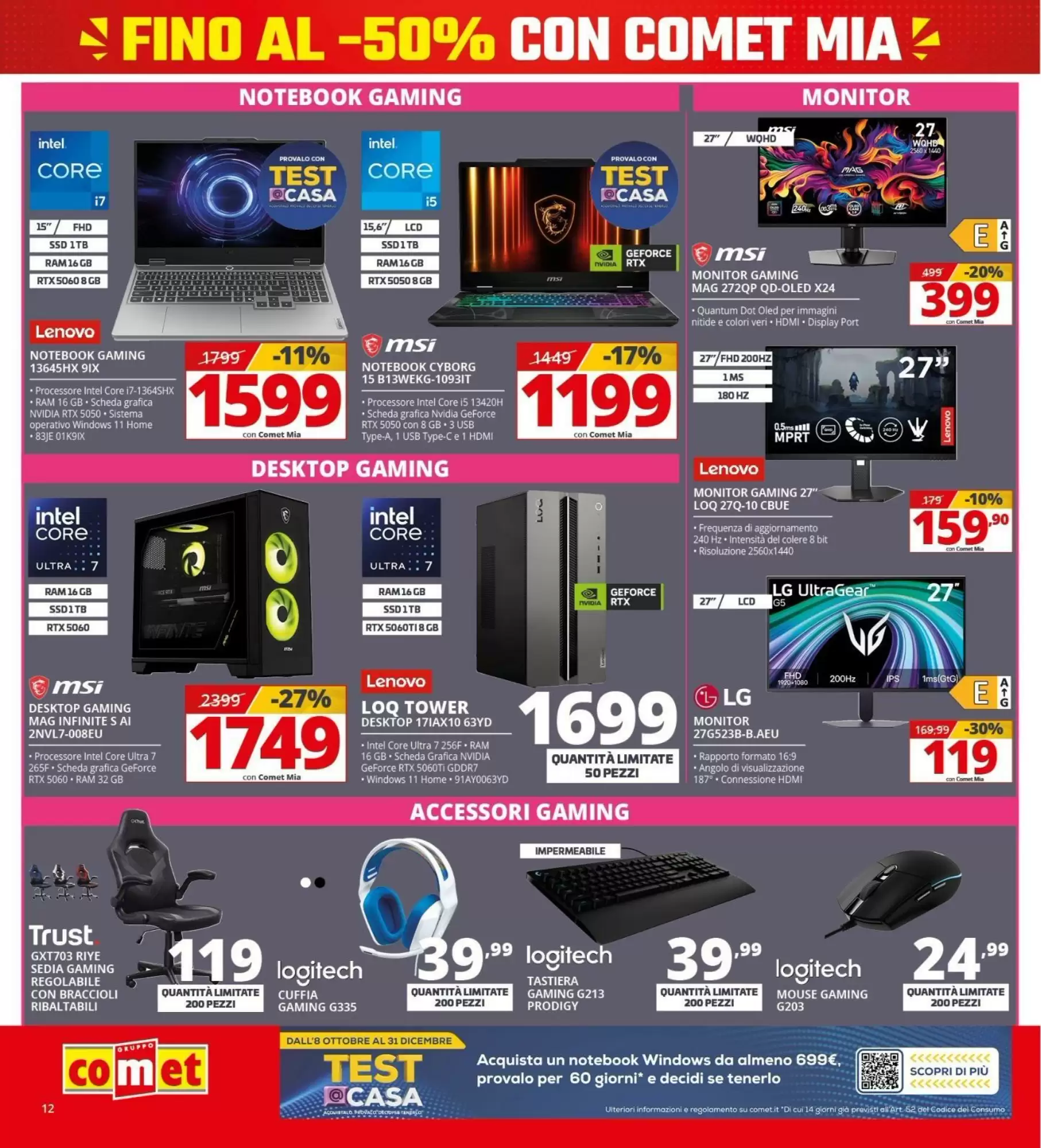 Volantino promozionale Comet  valide dal 08/10/2026 - Pagina 12.