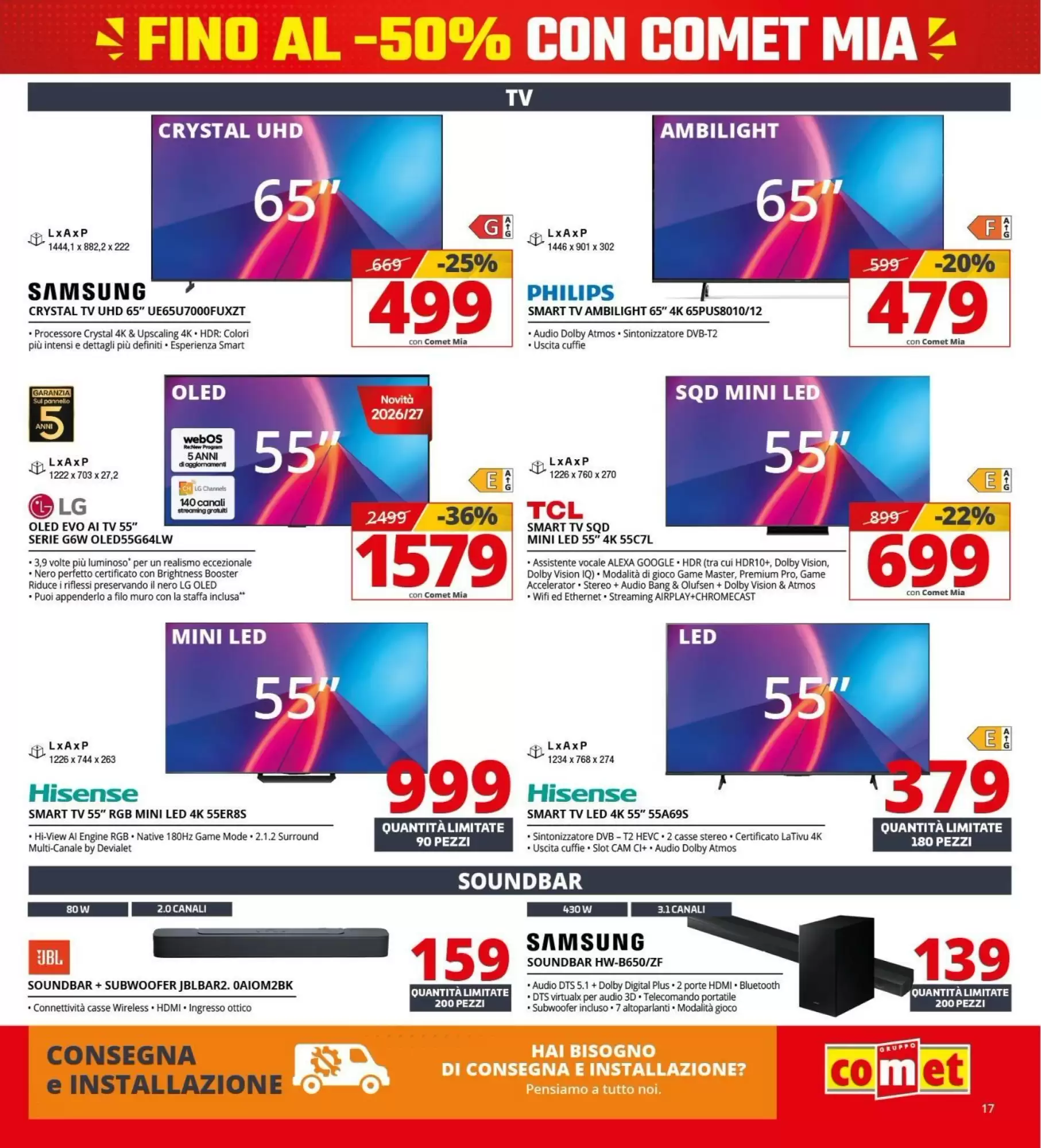 Volantino promozionale Comet  valide dal 08/10/2026 - Pagina 17.