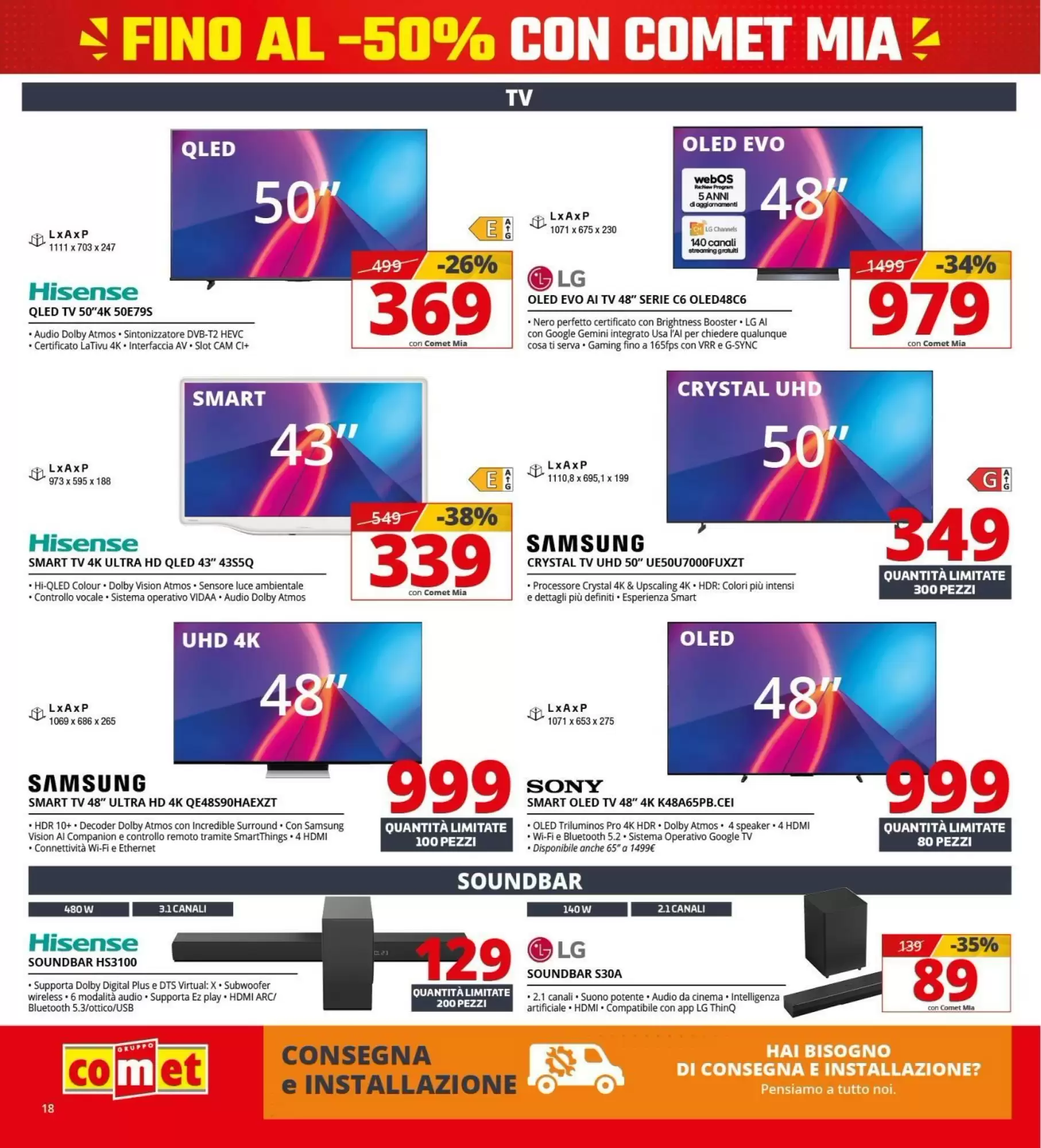 Volantino promozionale Comet  valide dal 08/10/2026 - Pagina 18.