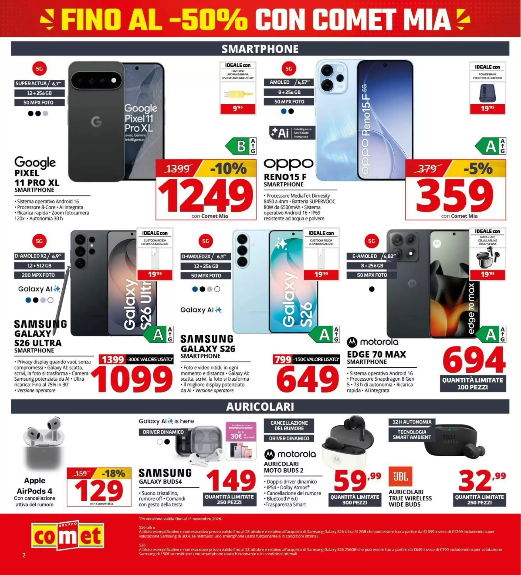 Volantino promozionale Comet  valide dal 08/10/2026 - Pagina 2.