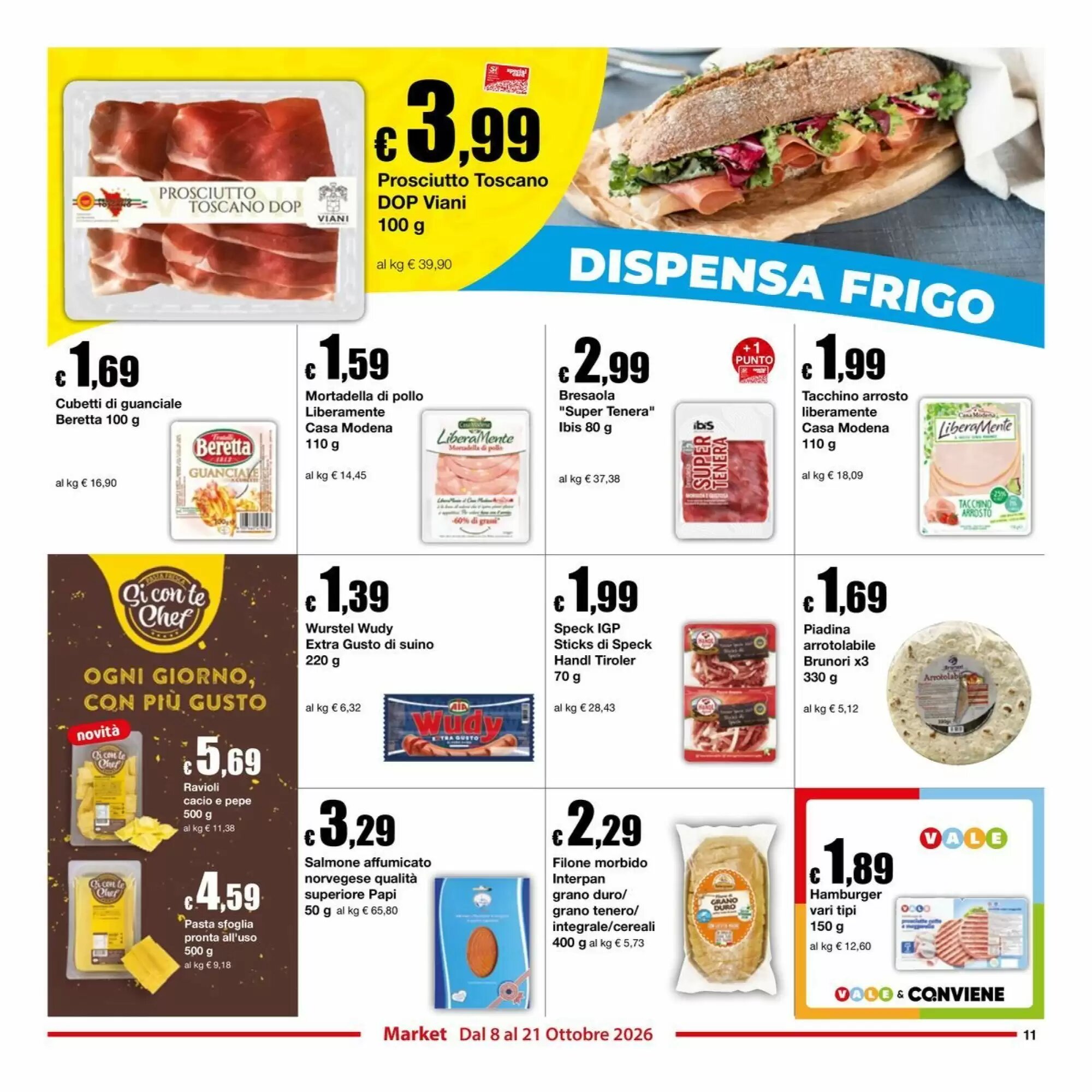 Volantino promozionale Sì con te  valide dal 08/10/2026 - Pagina 11.