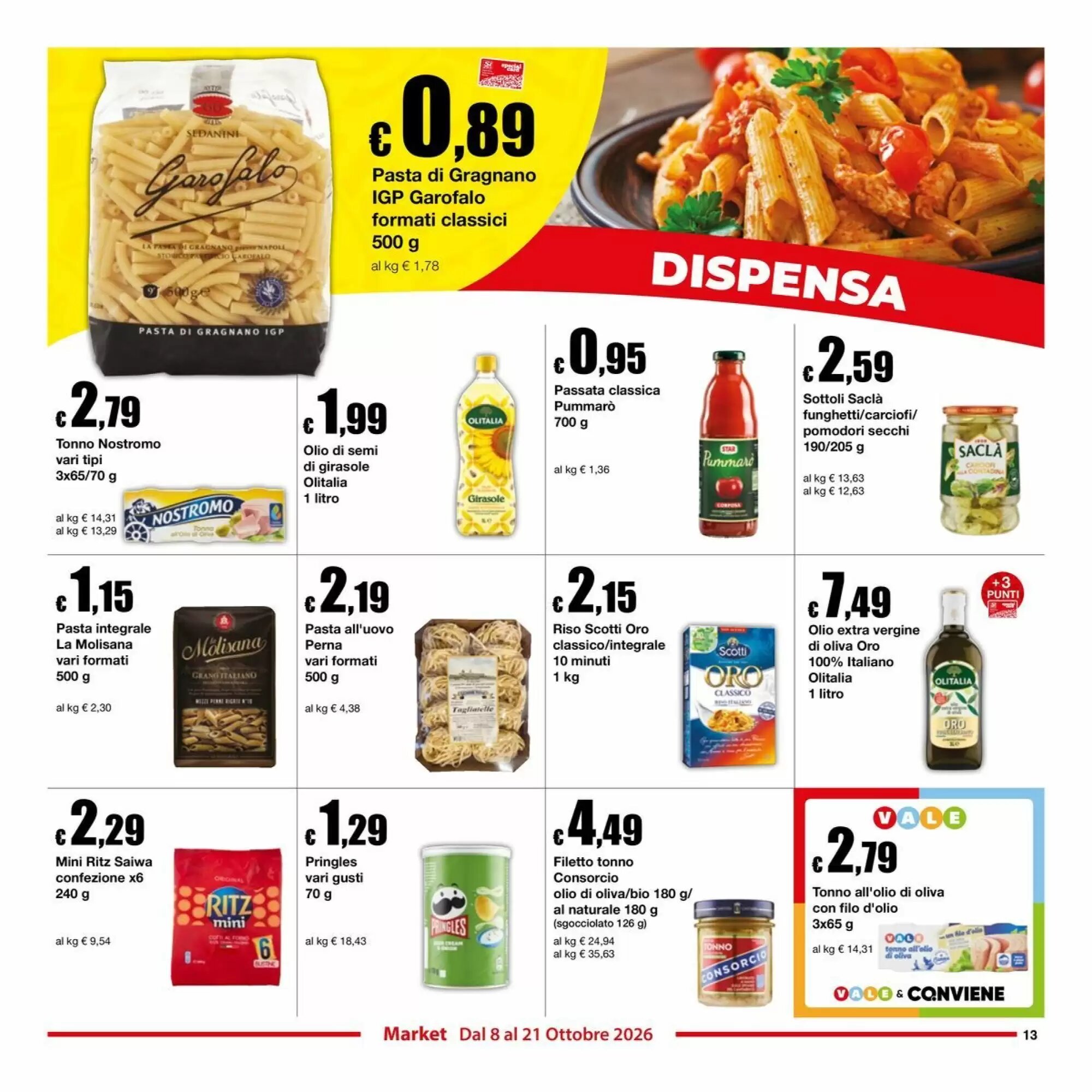 Volantino promozionale Sì con te  valide dal 08/10/2026 - Pagina 13.
