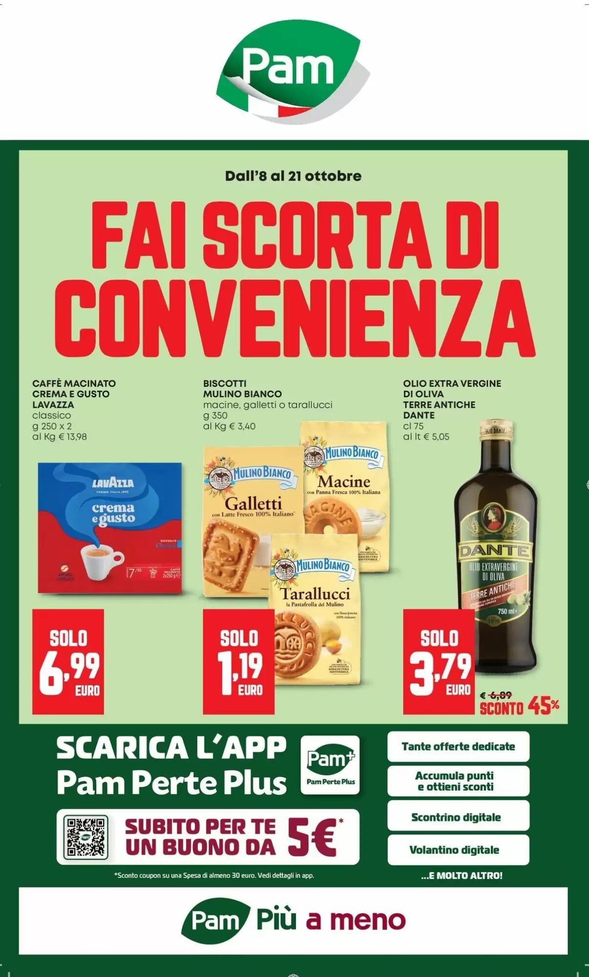 Volantino promozionale Pam  valide dal 08/10/2026 - Pagina 1.