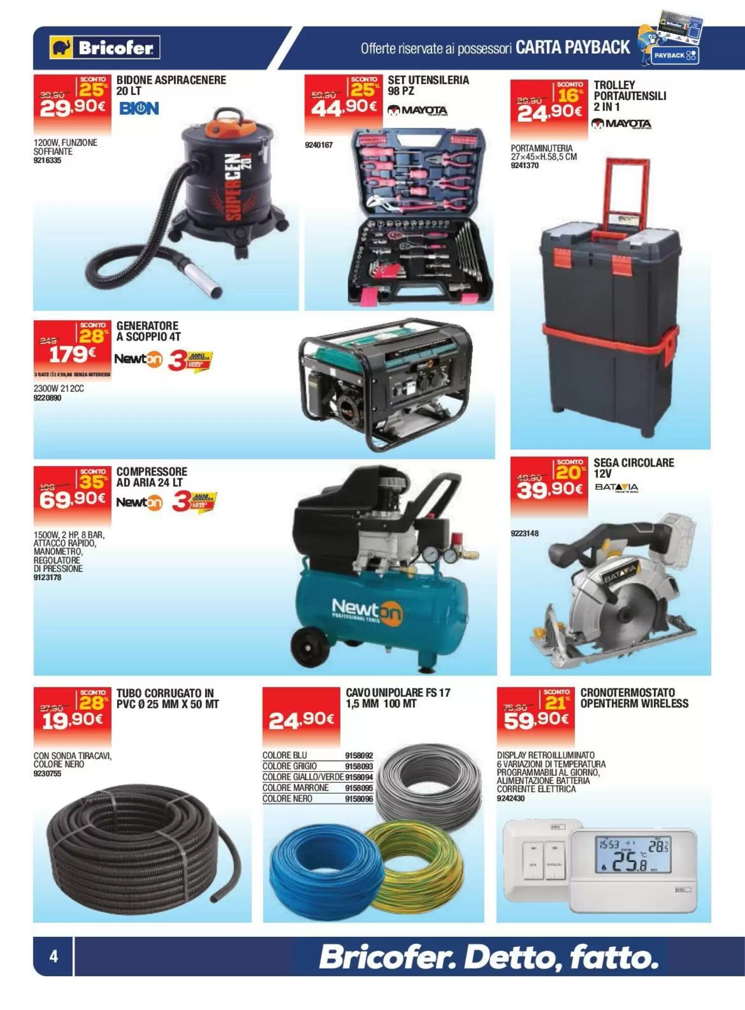 Volantino promozionale Bricofer  valide dal 08/10/2026 - Pagina 4.