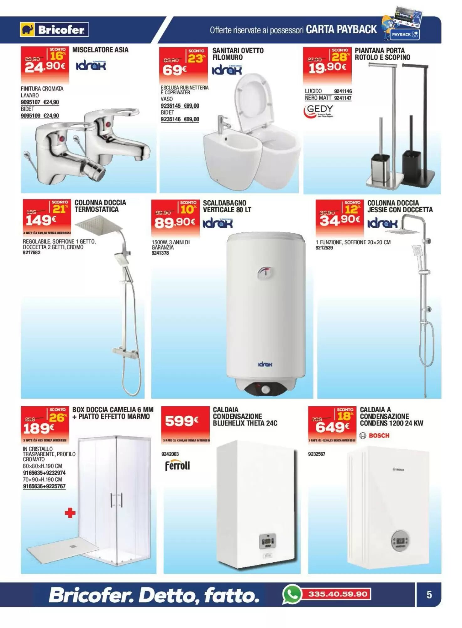 Volantino promozionale Bricofer  valide dal 08/10/2026 - Pagina 5.