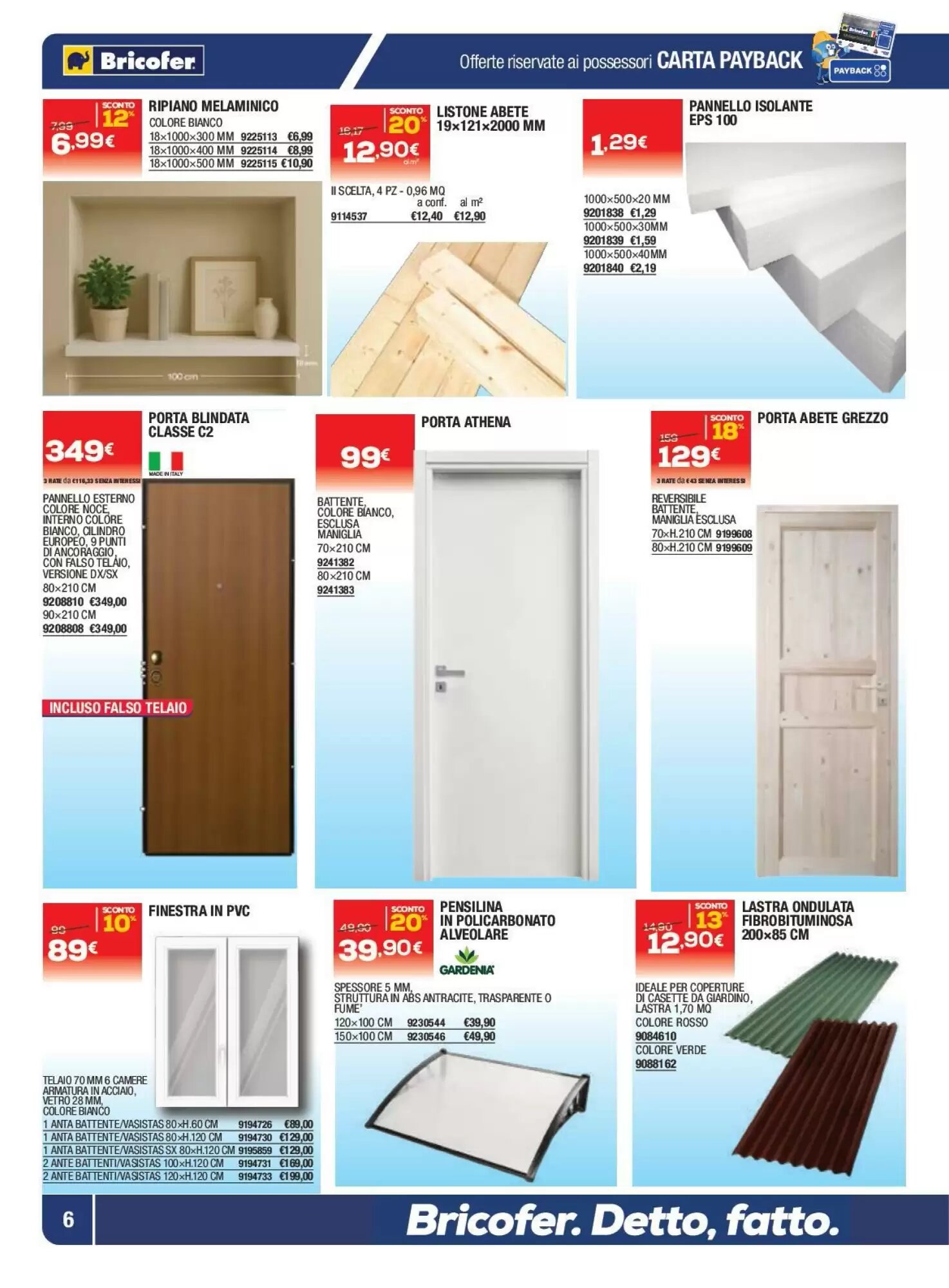 Volantino promozionale Bricofer  valide dal 08/10/2026 - Pagina 6.