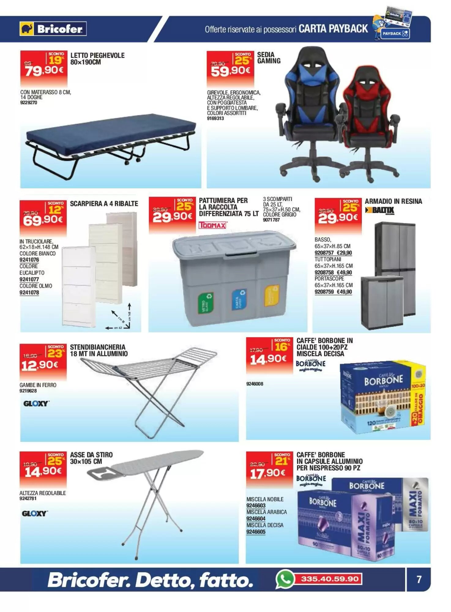 Volantino promozionale Bricofer  valide dal 08/10/2026 - Pagina 7.
