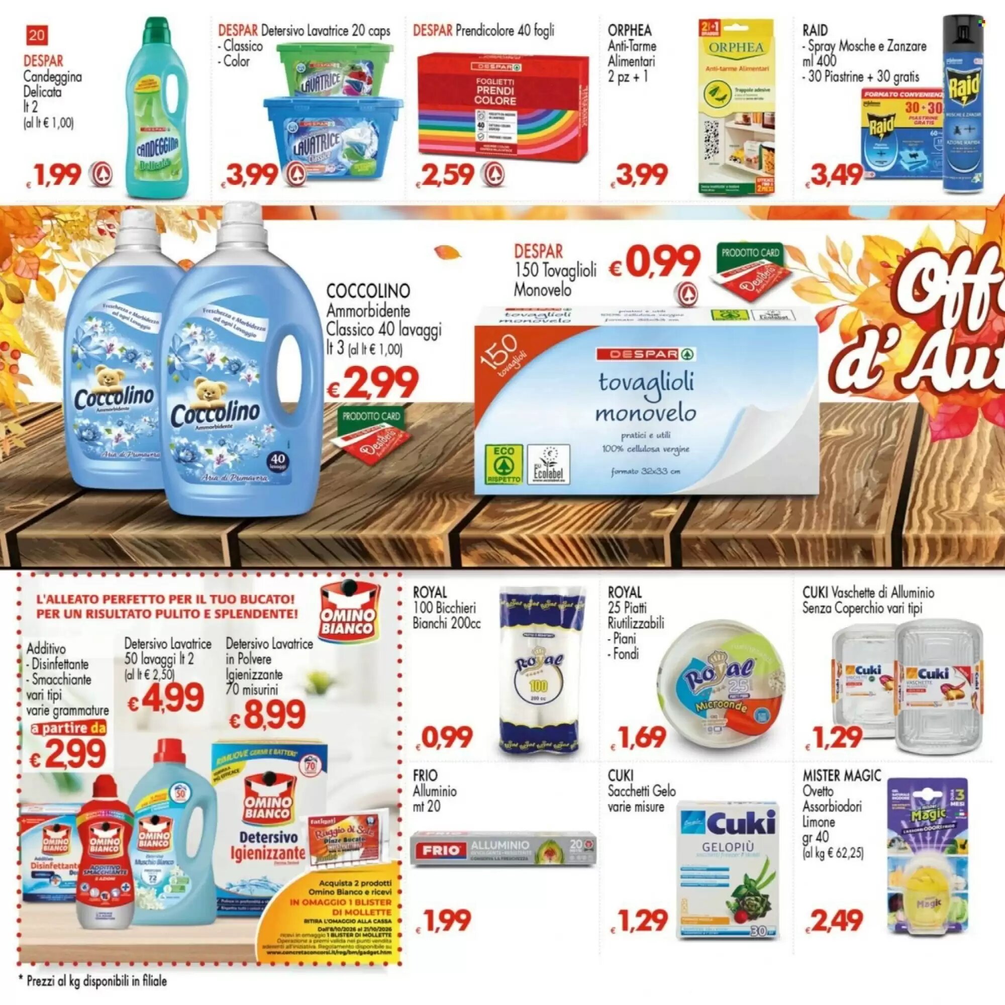Volantino promozionale Despar  valide dal 08/10/2026 - Pagina 20.