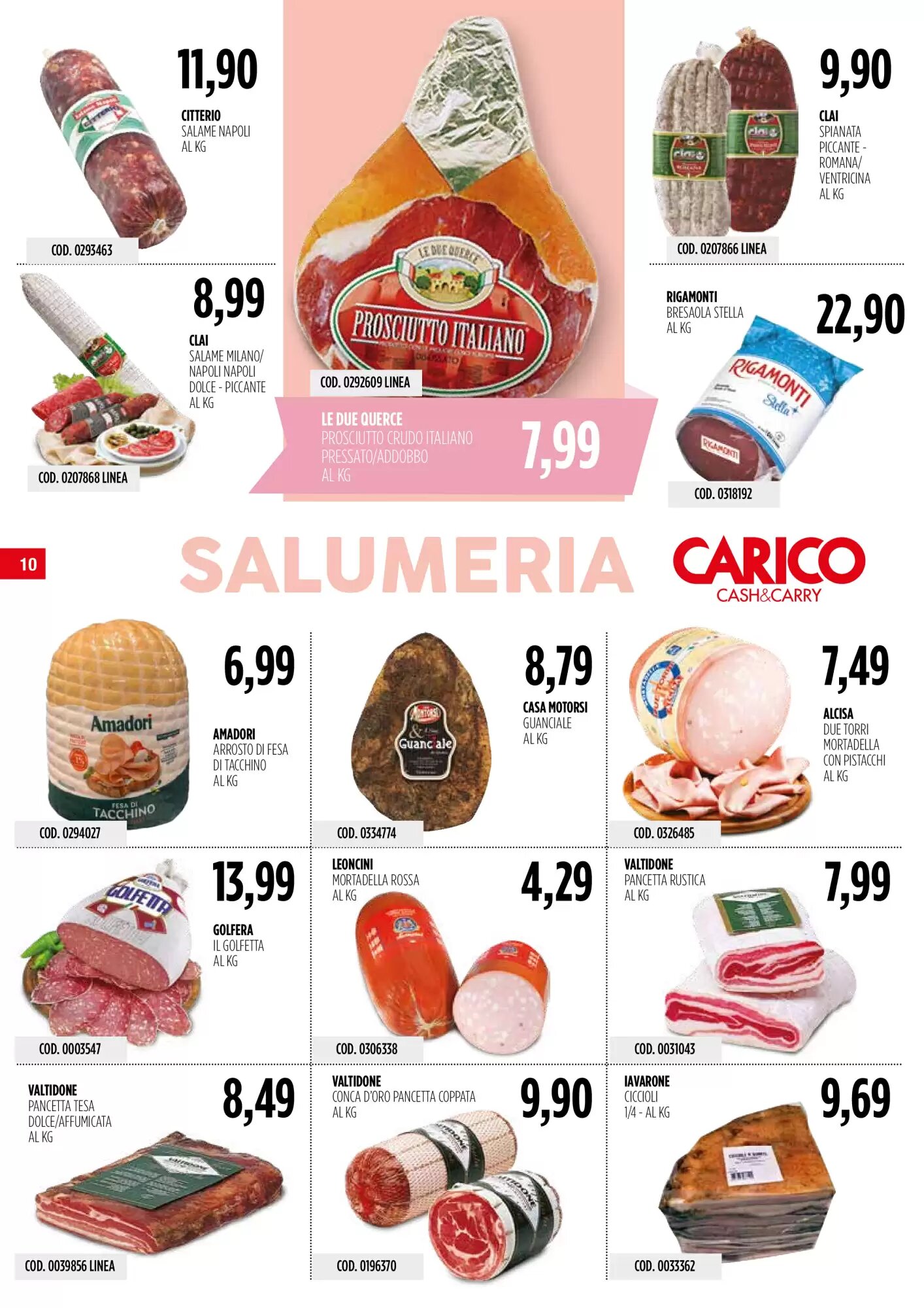 Volantino promozionale Carico Cash & Carry  valide dal 08/10/2026 - Pagina 10.