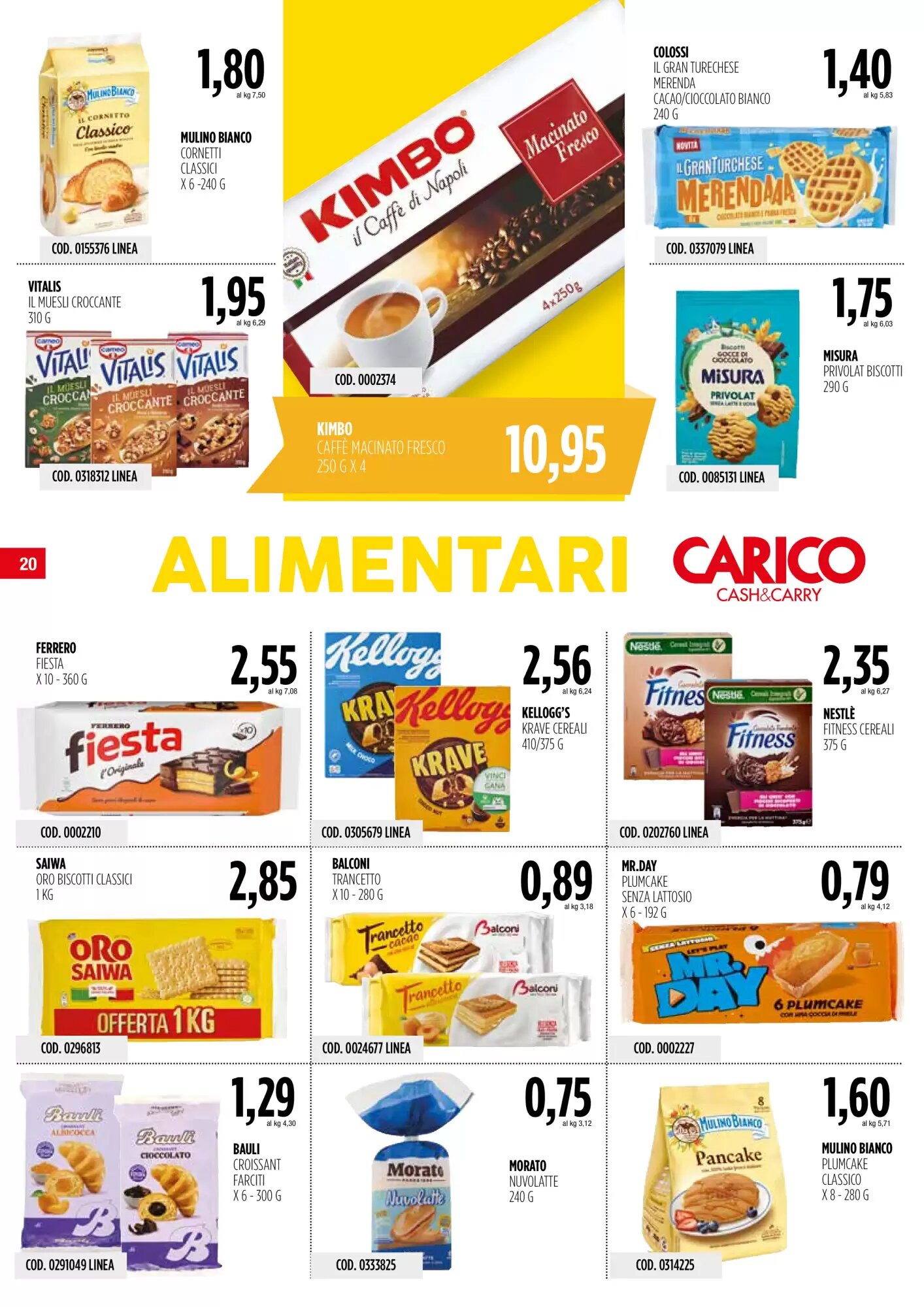 Volantino promozionale Carico Cash & Carry  valide dal 08/10/2026 - Pagina 20.