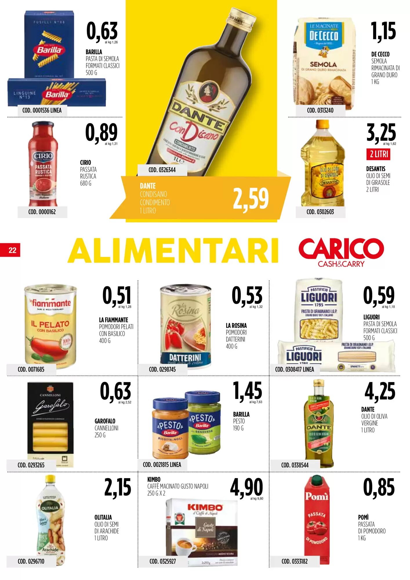 Volantino promozionale Carico Cash & Carry  valide dal 08/10/2026 - Pagina 22.