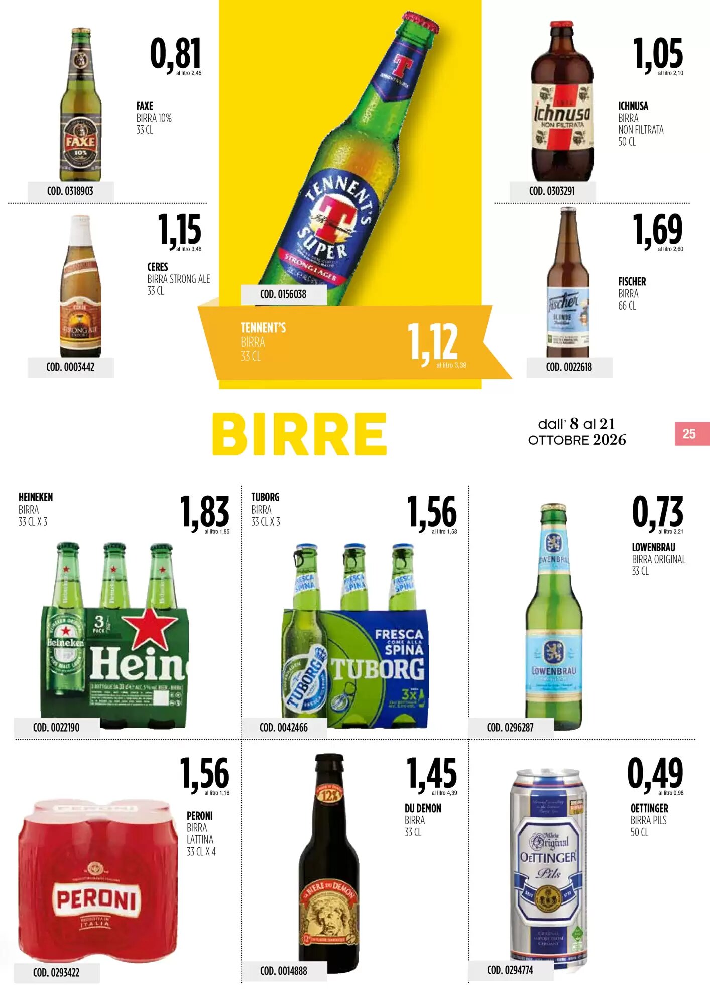 Volantino promozionale Carico Cash & Carry  valide dal 08/10/2026 - Pagina 25.