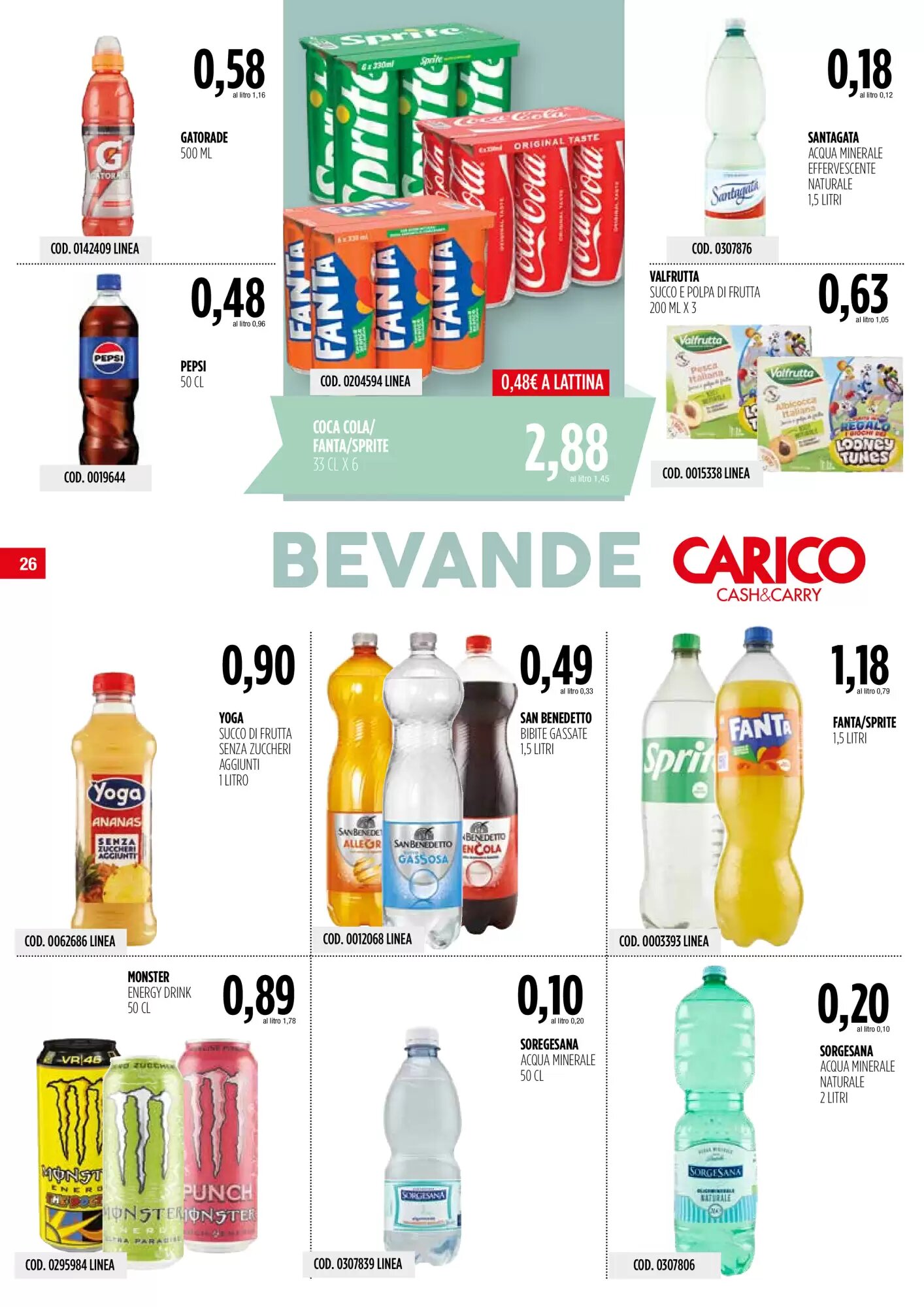 Volantino promozionale Carico Cash & Carry  valide dal 08/10/2026 - Pagina 26.