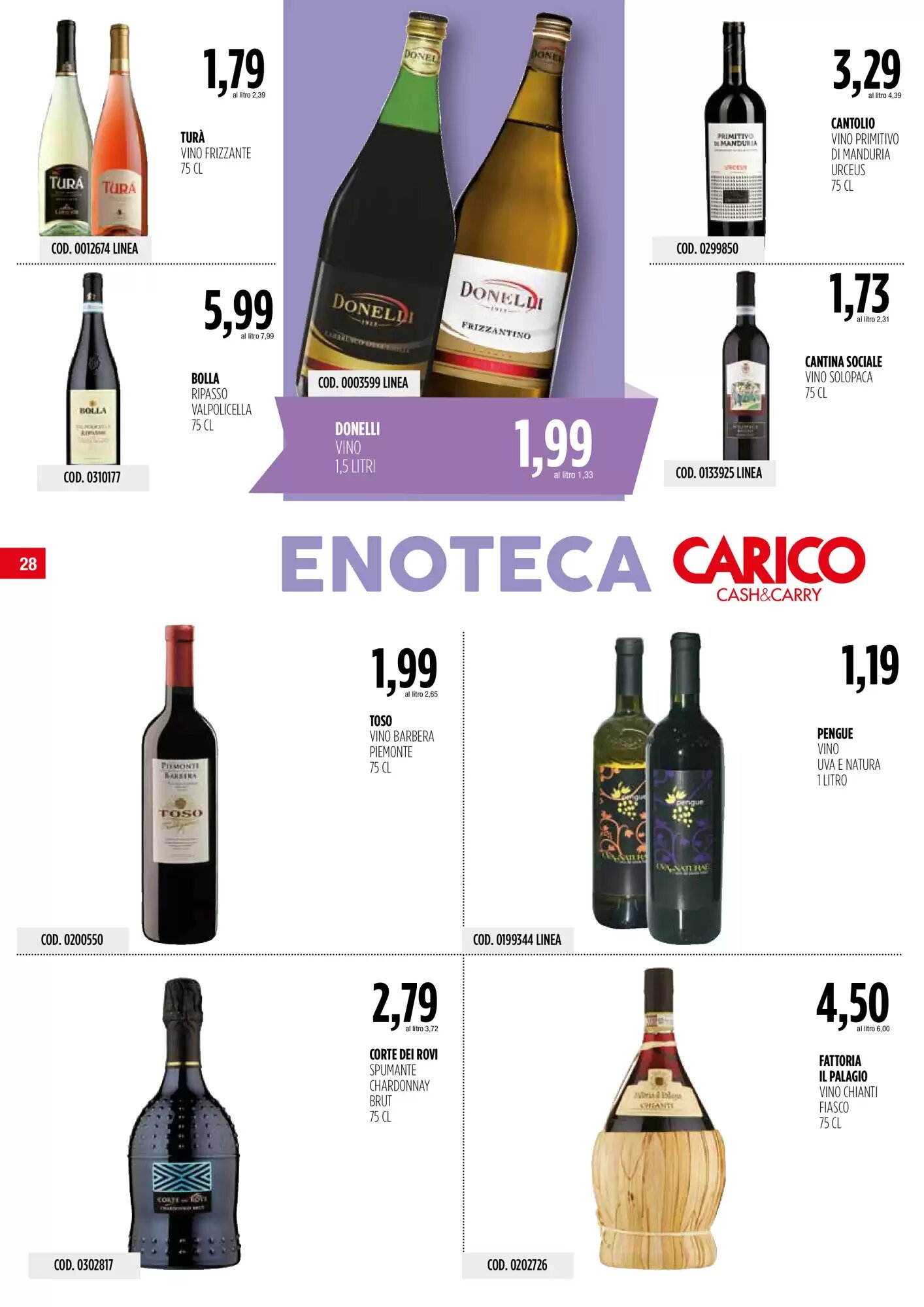 Volantino promozionale Carico Cash & Carry  valide dal 08/10/2026 - Pagina 28.
