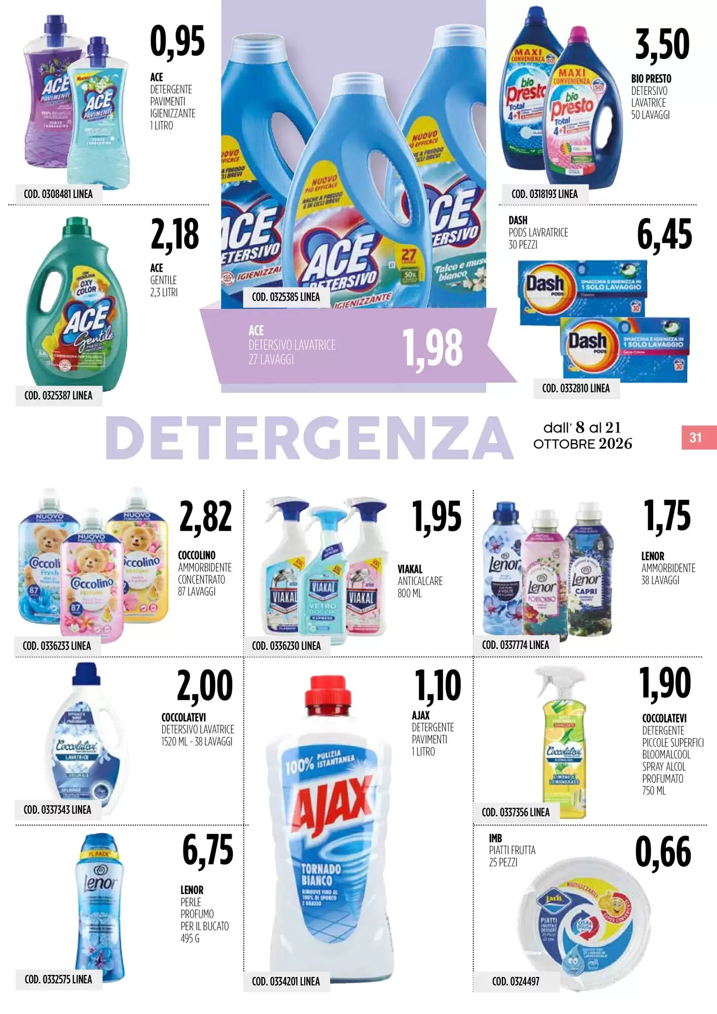 Volantino promozionale Carico Cash & Carry  valide dal 08/10/2026 - Pagina 31.
