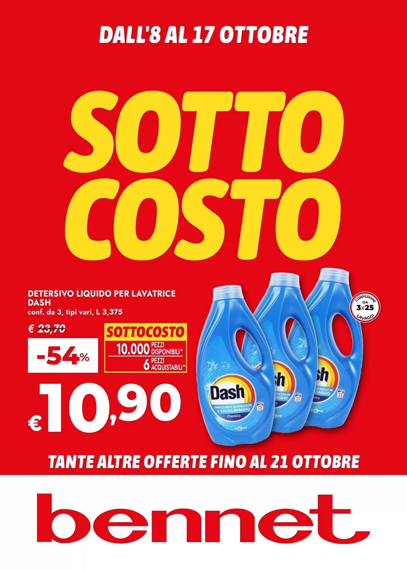 Volantino promozionale Bennet valide dal 08/10/2026 - Pagina 1.