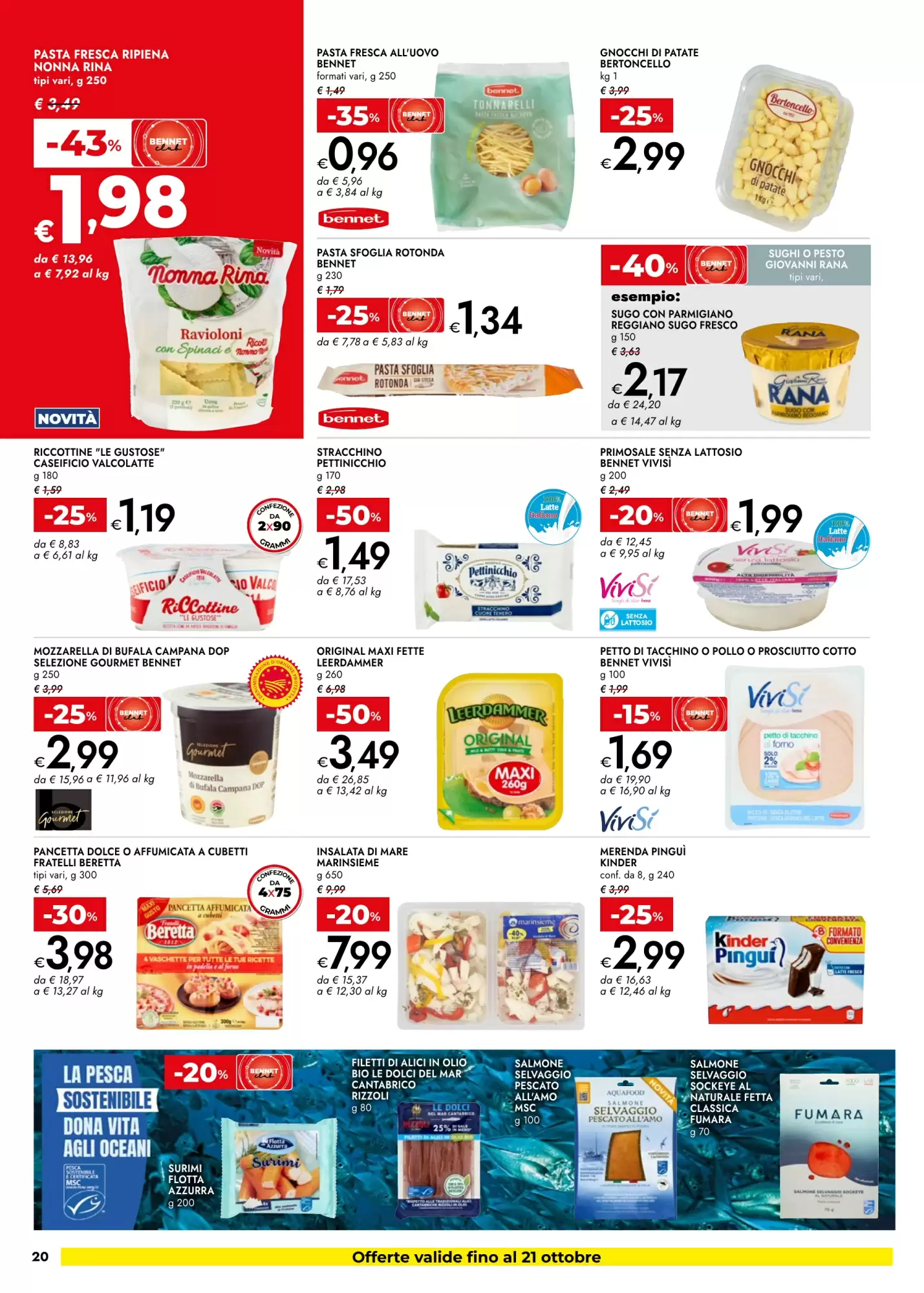 Volantino promozionale Bennet  valide dal 08/10/2026 - Pagina 20.