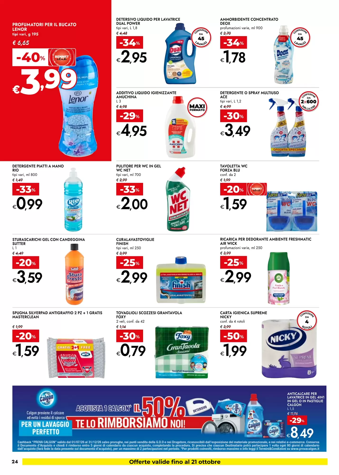 Volantino promozionale Bennet  valide dal 08/10/2026 - Pagina 24.