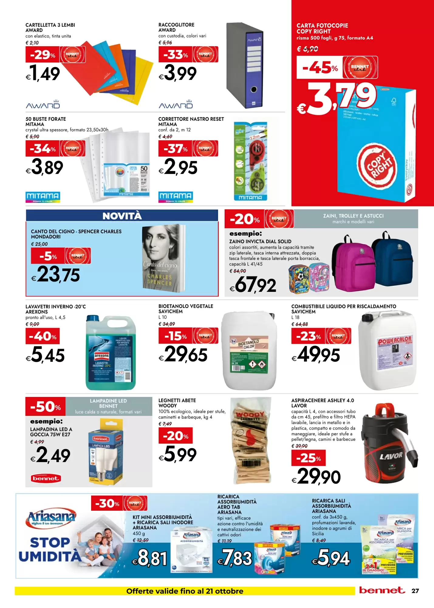 Volantino promozionale Bennet  valide dal 08/10/2026 - Pagina 27.
