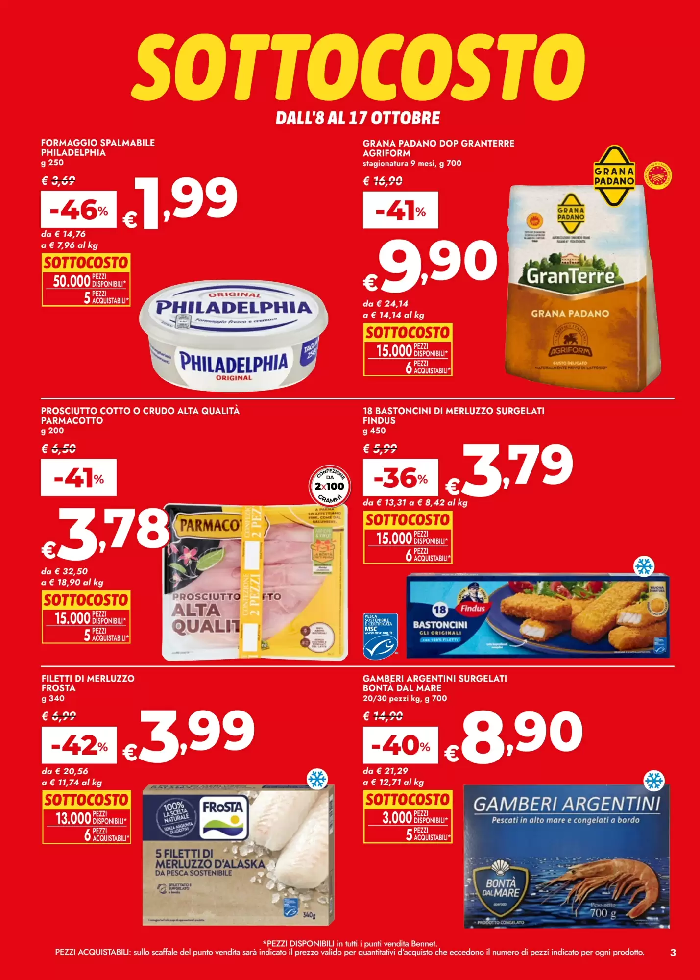 Volantino promozionale Bennet  valide dal 08/10/2026 - Pagina 3.