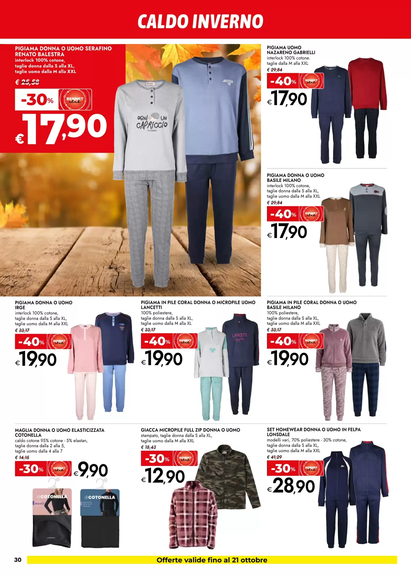 Volantino promozionale Bennet  valide dal 08/10/2026 - Pagina 30.
