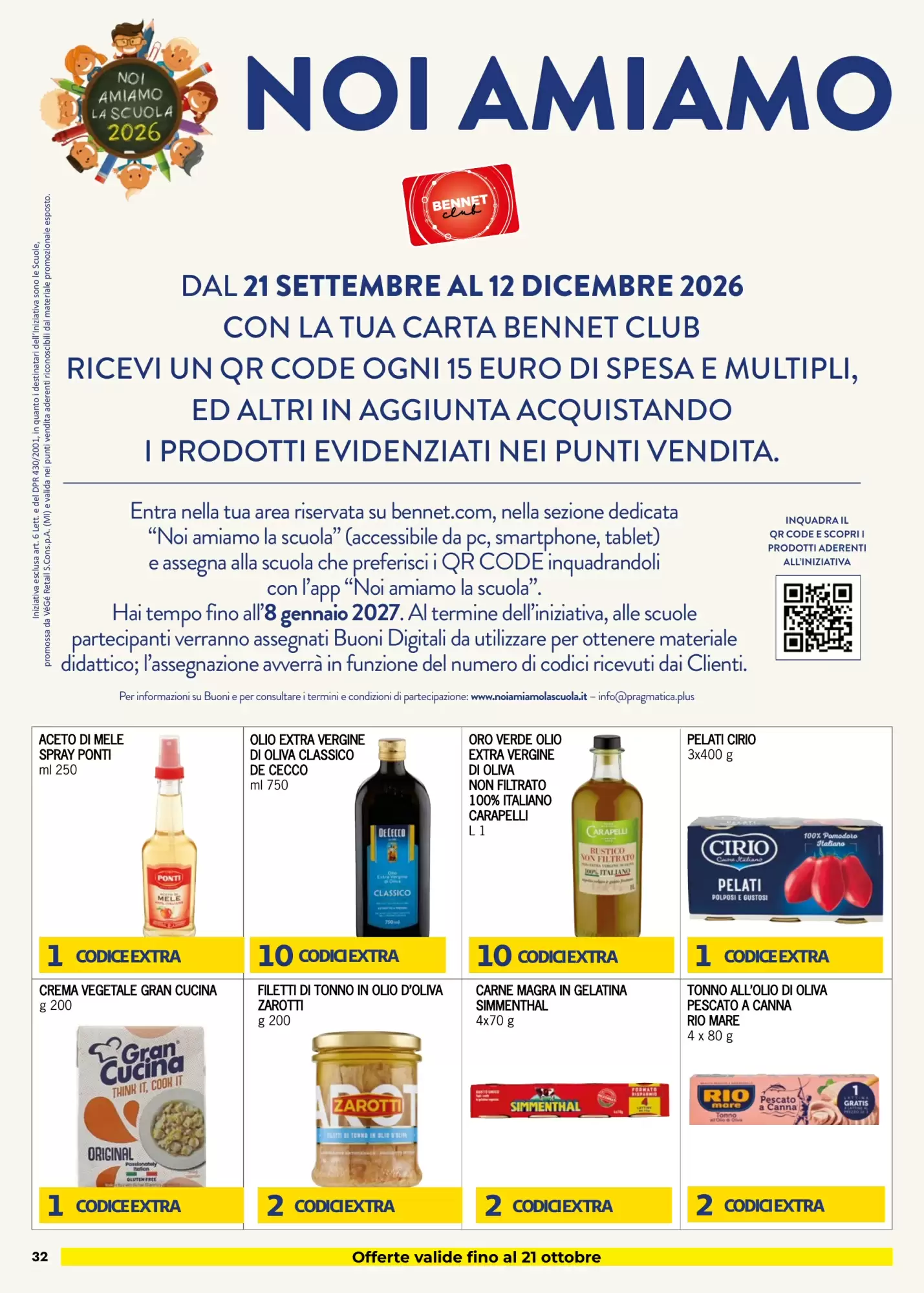 Volantino promozionale Bennet  valide dal 08/10/2026 - Pagina 32.