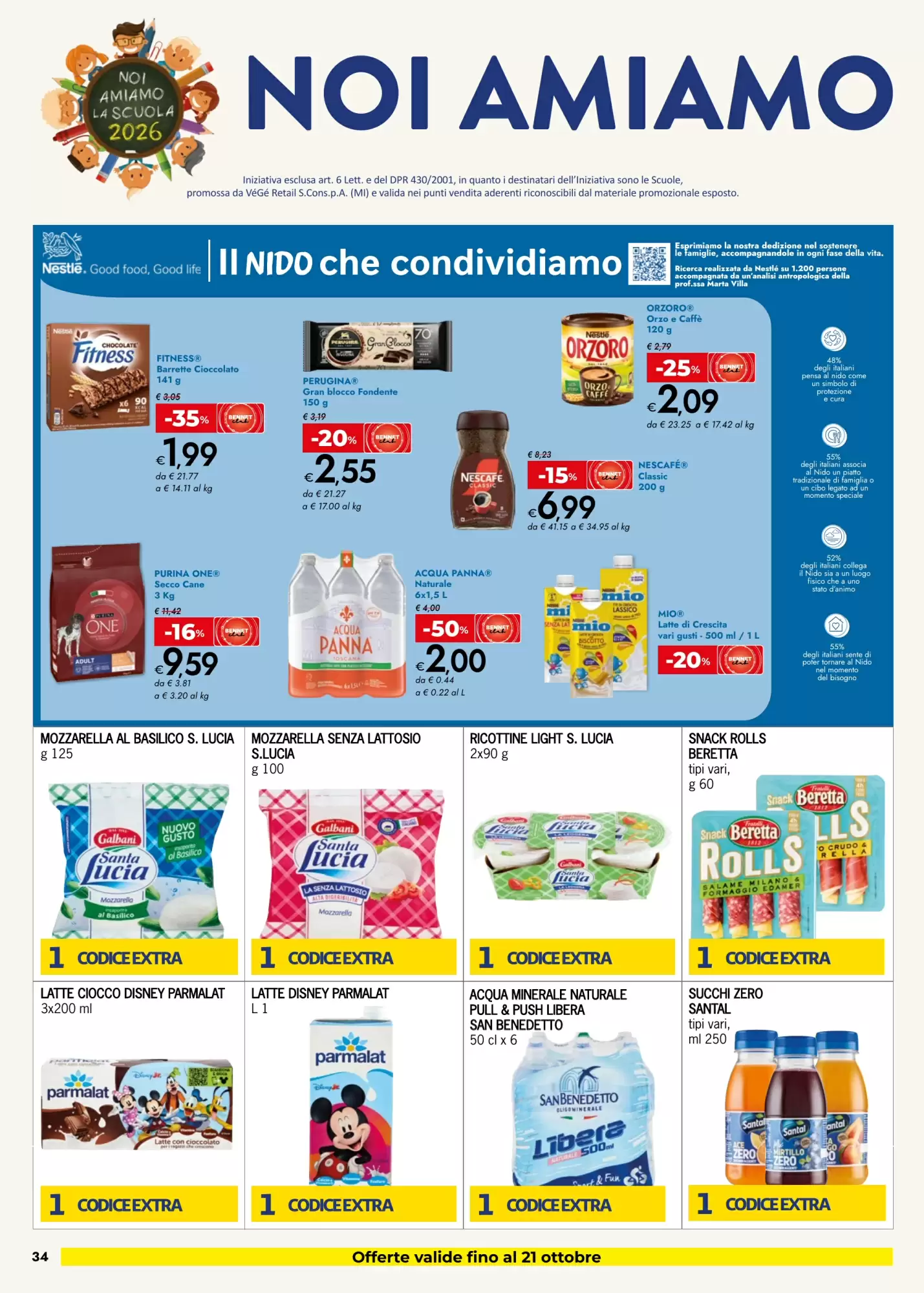 Volantino promozionale Bennet  valide dal 08/10/2026 - Pagina 34.
