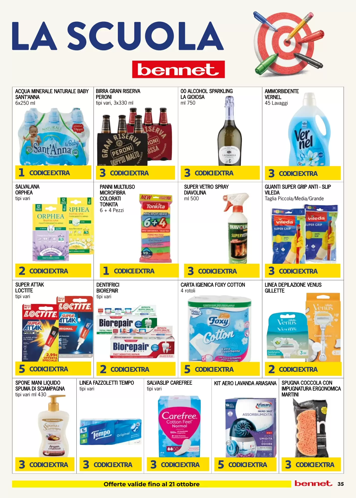 Volantino promozionale Bennet  valide dal 08/10/2026 - Pagina 35.