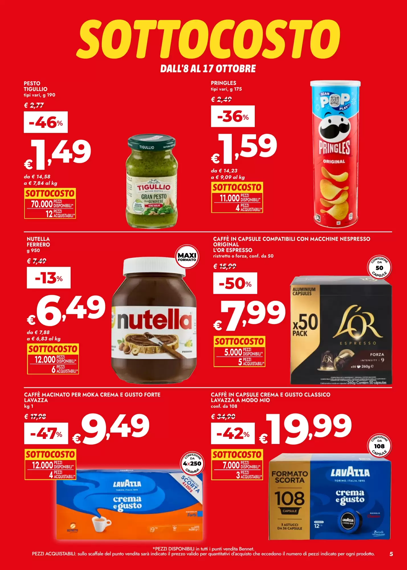 Volantino promozionale Bennet  valide dal 08/10/2026 - Pagina 5.