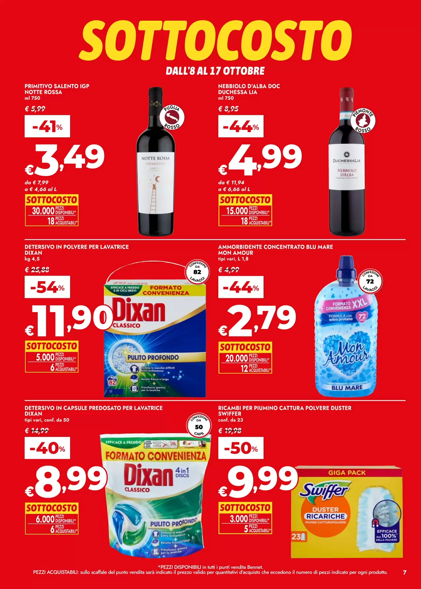 Volantino promozionale Bennet  valide dal 08/10/2026 - Pagina 7.