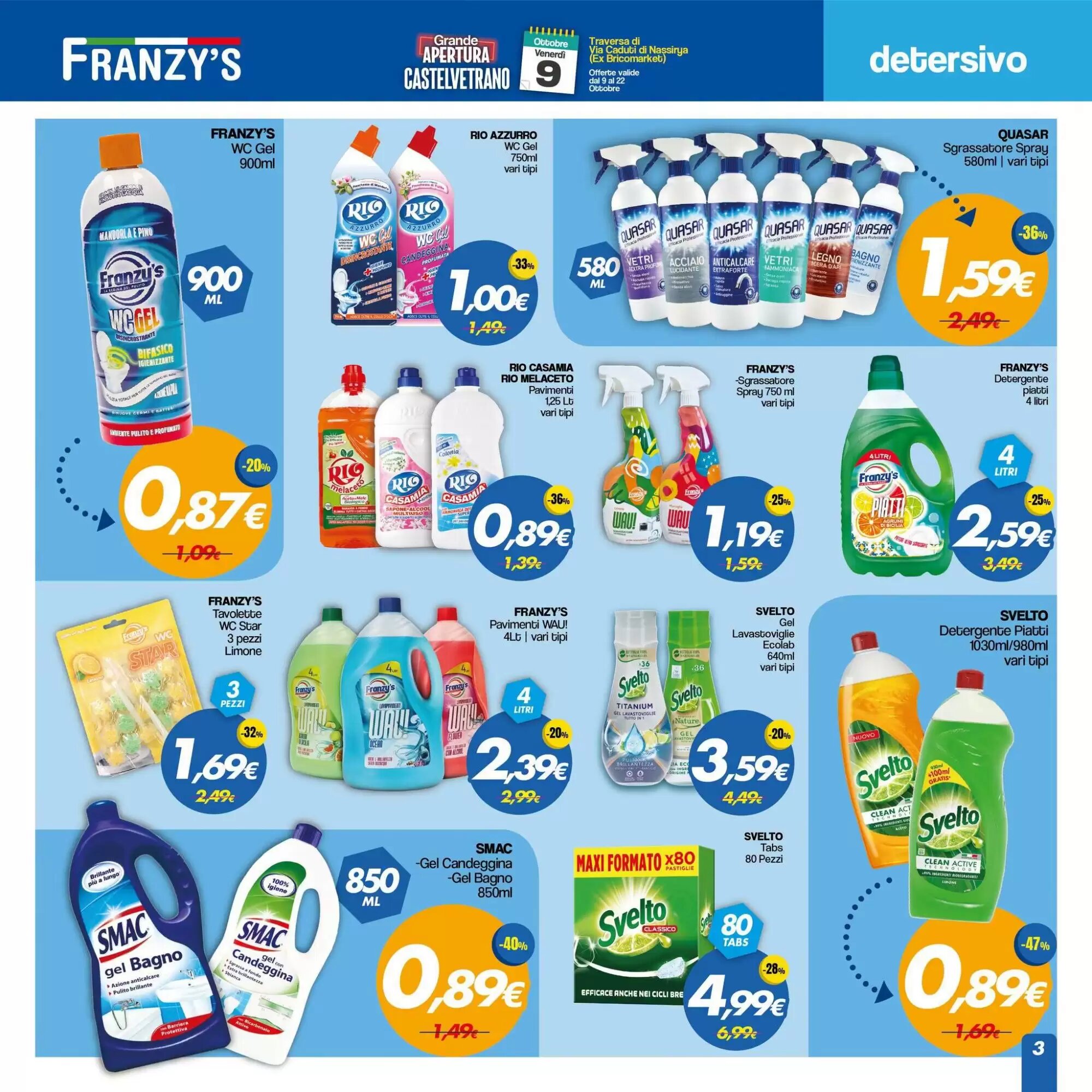 Volantino promozionale Franzy's  valide dal 09/10/2026 - Pagina 3.
