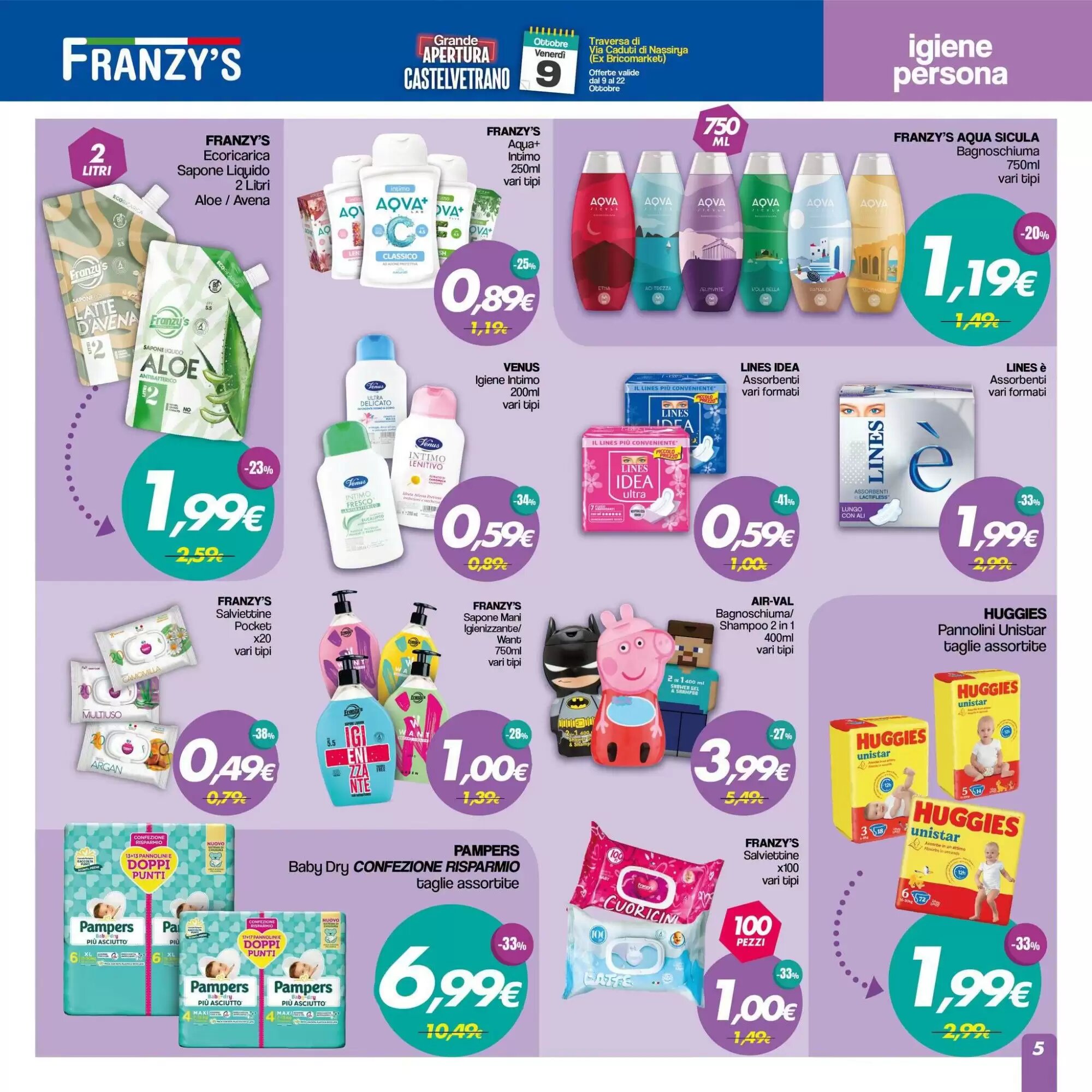 Volantino promozionale Franzy's  valide dal 09/10/2026 - Pagina 4.