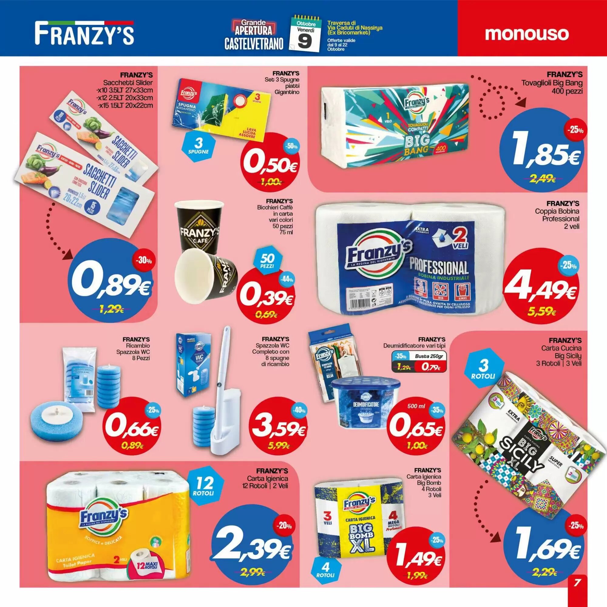 Volantino promozionale Franzy's  valide dal 09/10/2026 - Pagina 6.