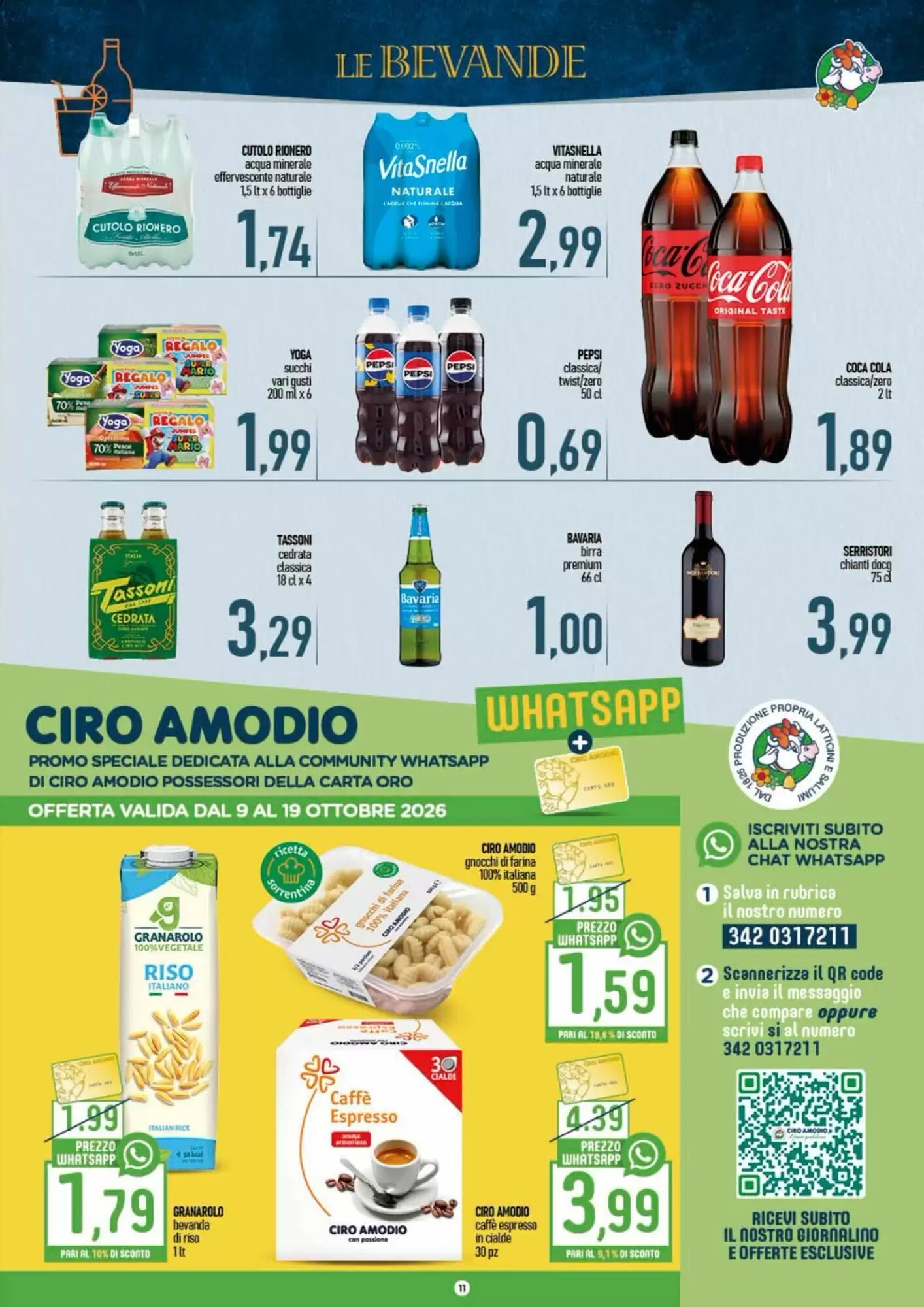 Volantino promozionale Ciro Amodio  valide dal 09/10/2026 - Pagina 11.